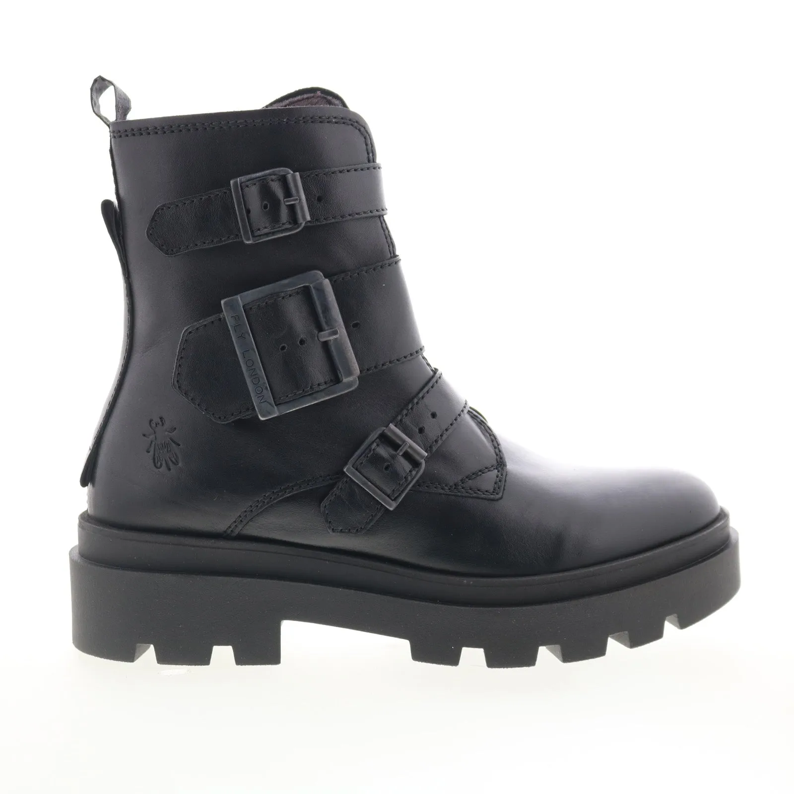 Protective Lining Fly London Jeda JEDA817FLY-000 Womens Black Leather Casual Dress Boots