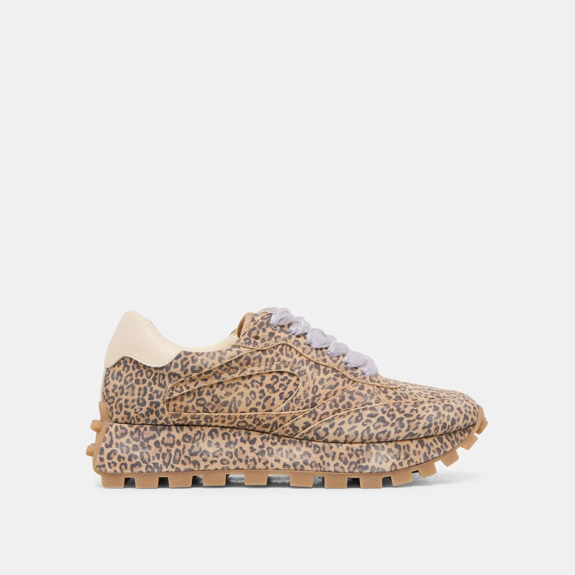 TRICIA SNEAKERS TAN LEOPARD PRINTED SUEDE Easy Step