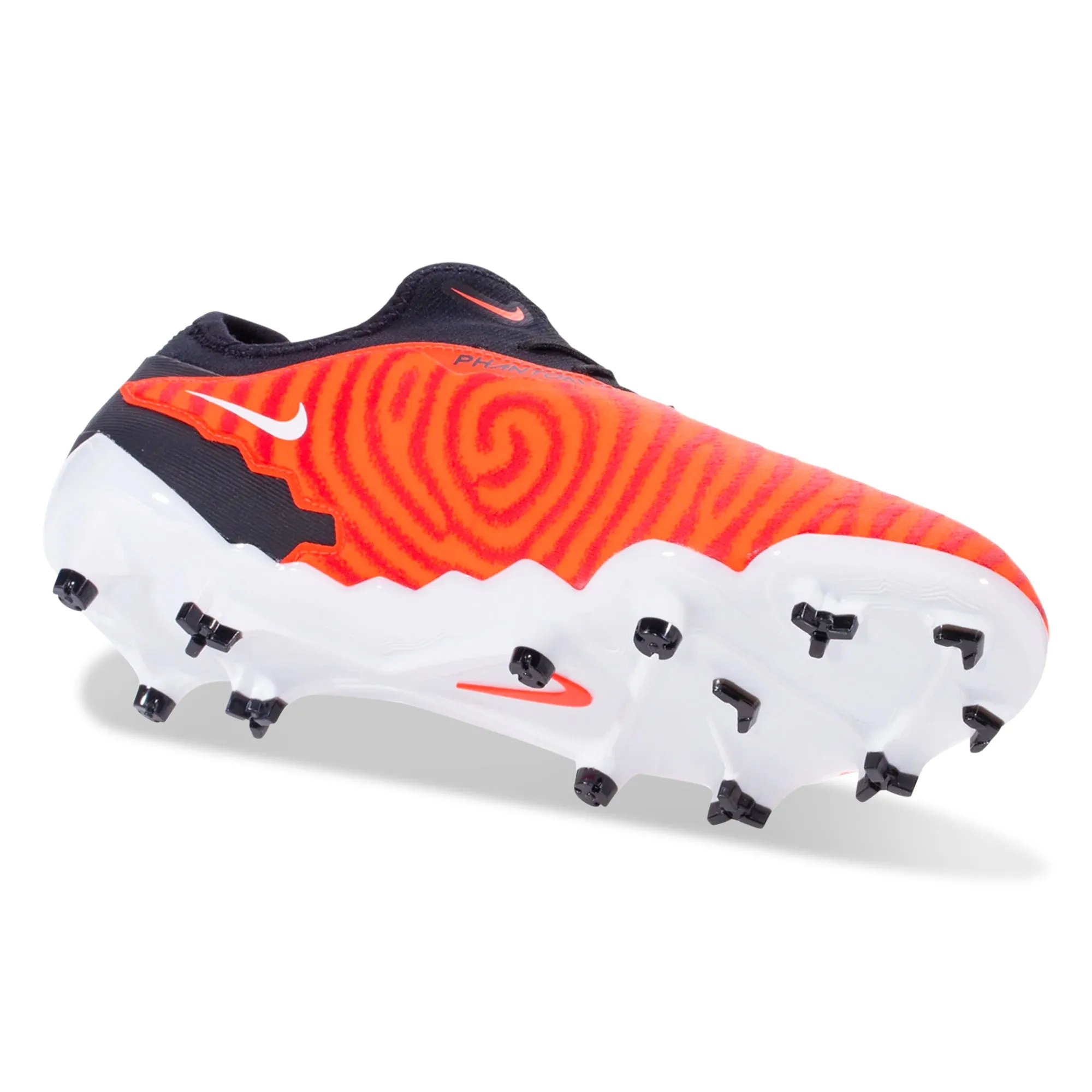 Reduced Weight Flexible Upper Nike Phantom GX Pro Firm Ground Soccer Cleats (Bright Crimson/Black)