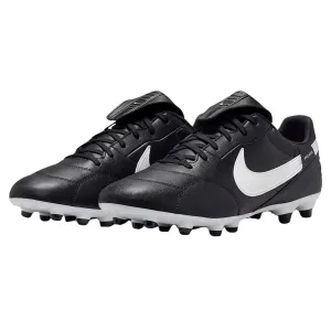 Nike Premier III Firm Ground Soccer Cleats (Black/White) Lateral Support