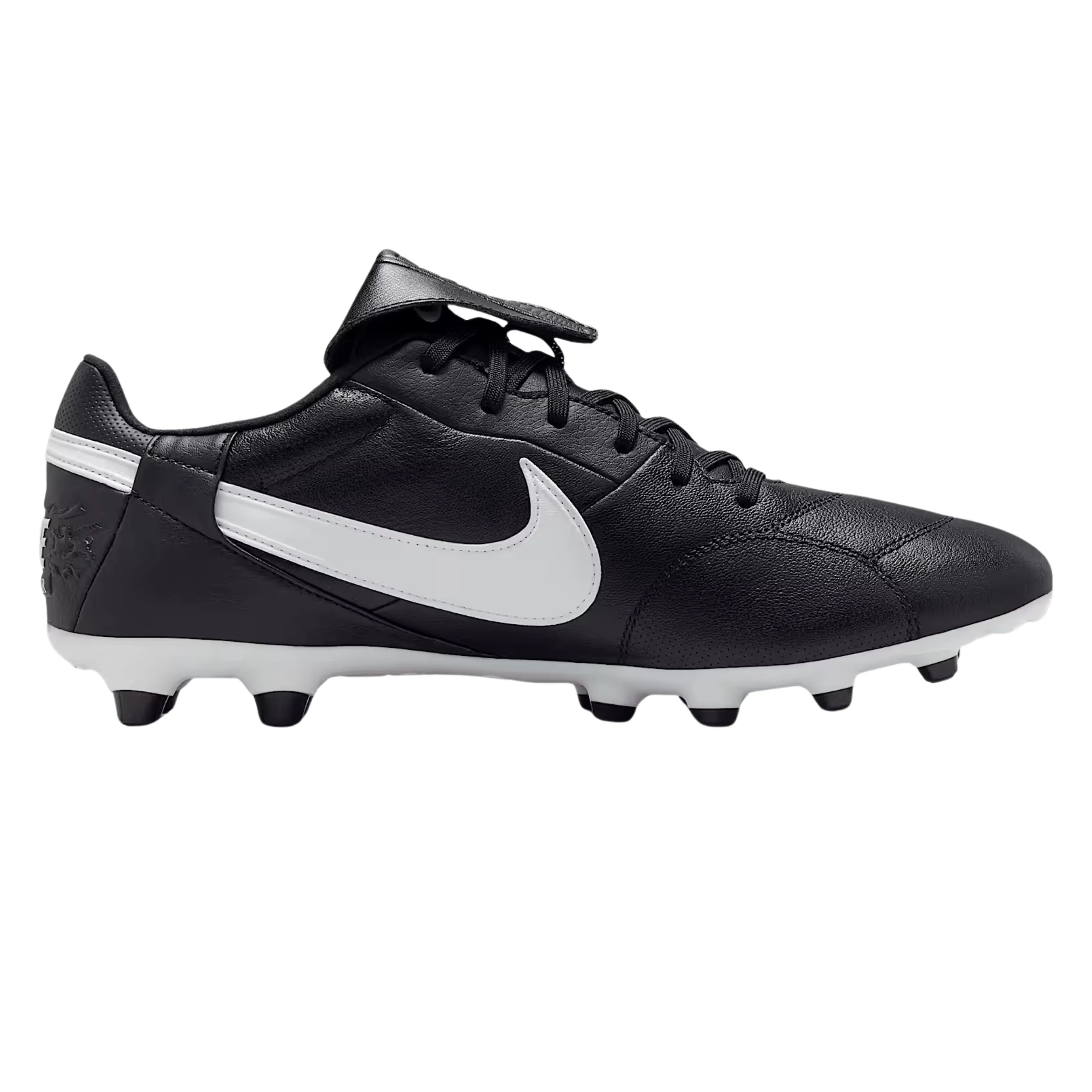 Friendly Game High Abrasion Nike Premier III Firm Ground Soccer Cleats (Black/White)