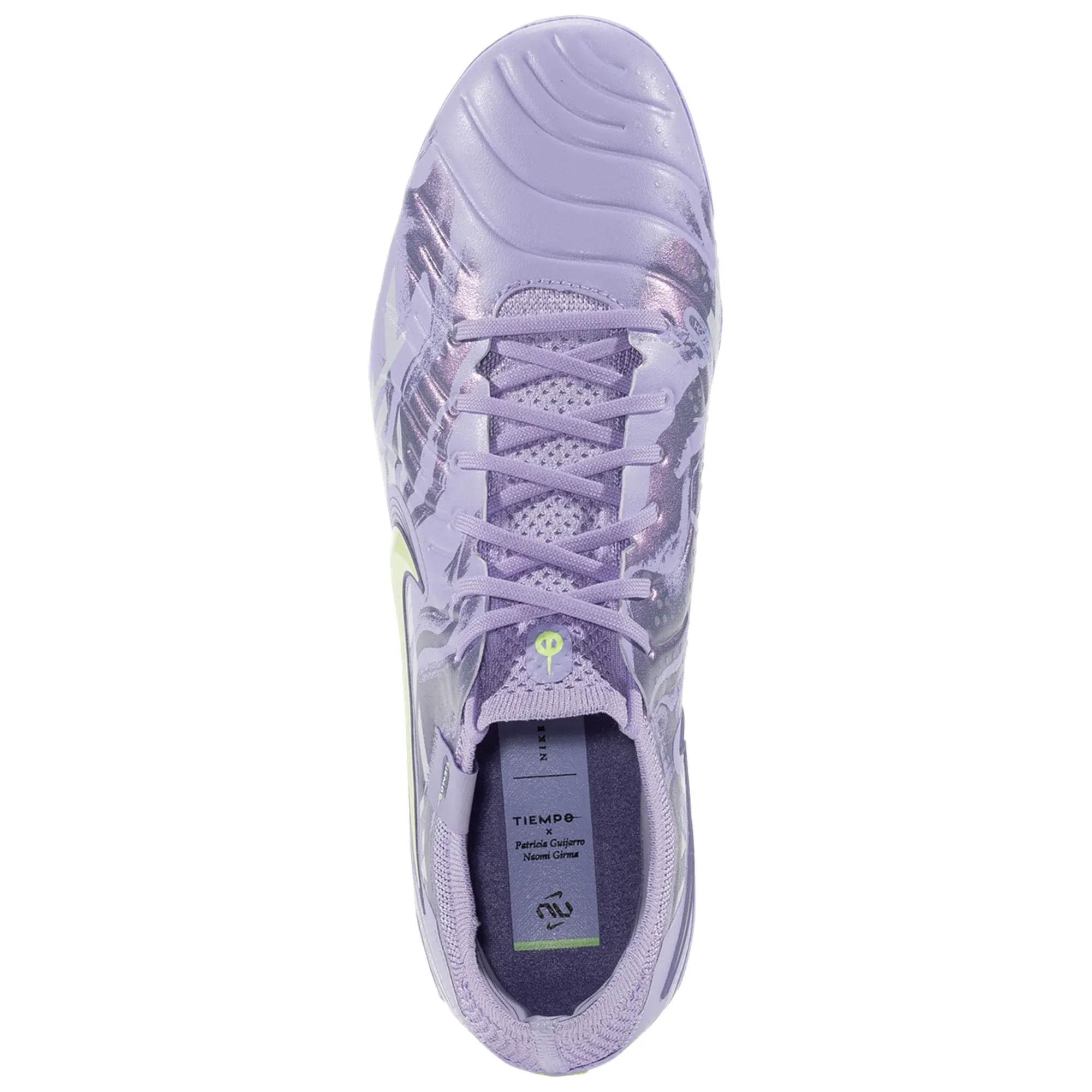 Nike United Legend 10 Elite FG Soccer Cleats (Purple Agate/Barely Volt) Elite Level