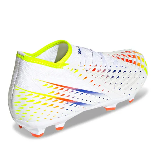 Support arch adidas Predator Edge.2 Firm Ground Soccer Cleats (White/Multi)