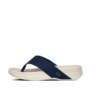 FitFlop SURFER Mens Stripe Webbing Toe-Post Sandals Break Step Toe Guard