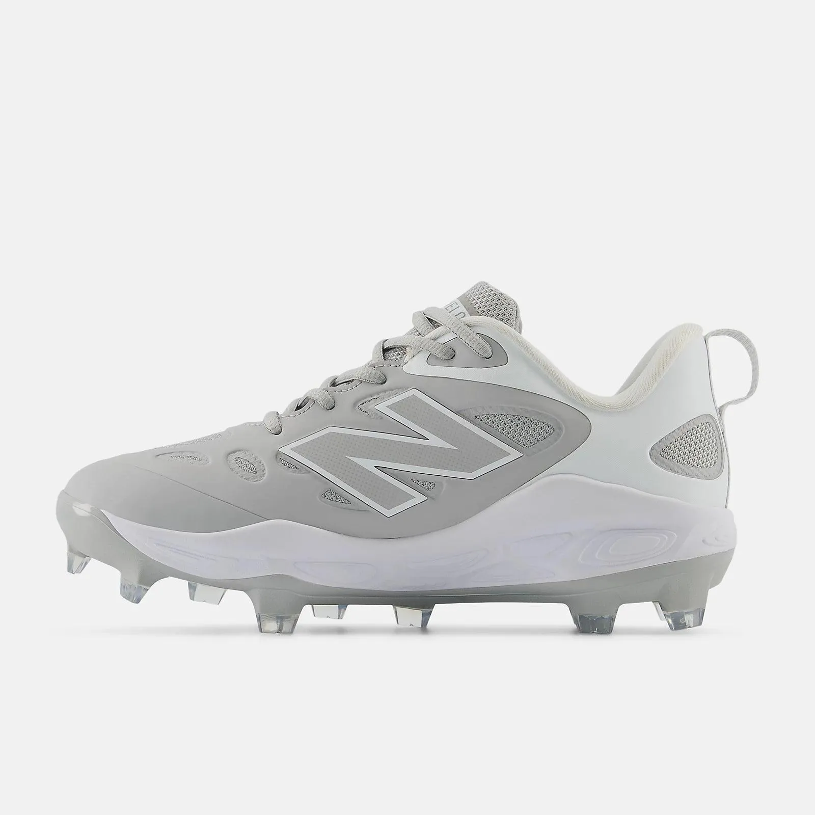 New Balance Women's Fresh Foam X Velo v4 Molded Softball Cleats - Grey SPVELOG4 Day Fit