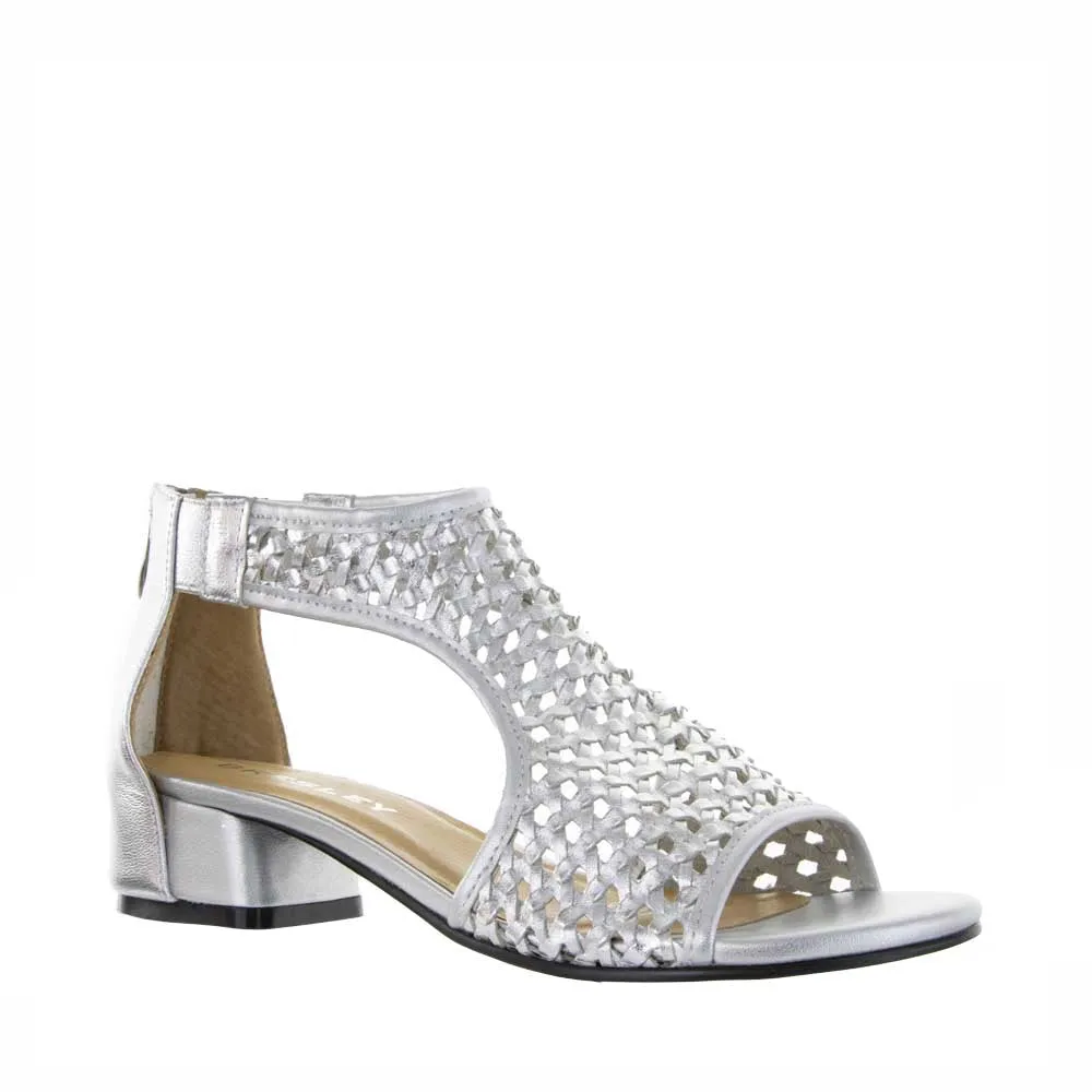 Nude Pumps for Weddings BRESLEY ANGLER SILVER