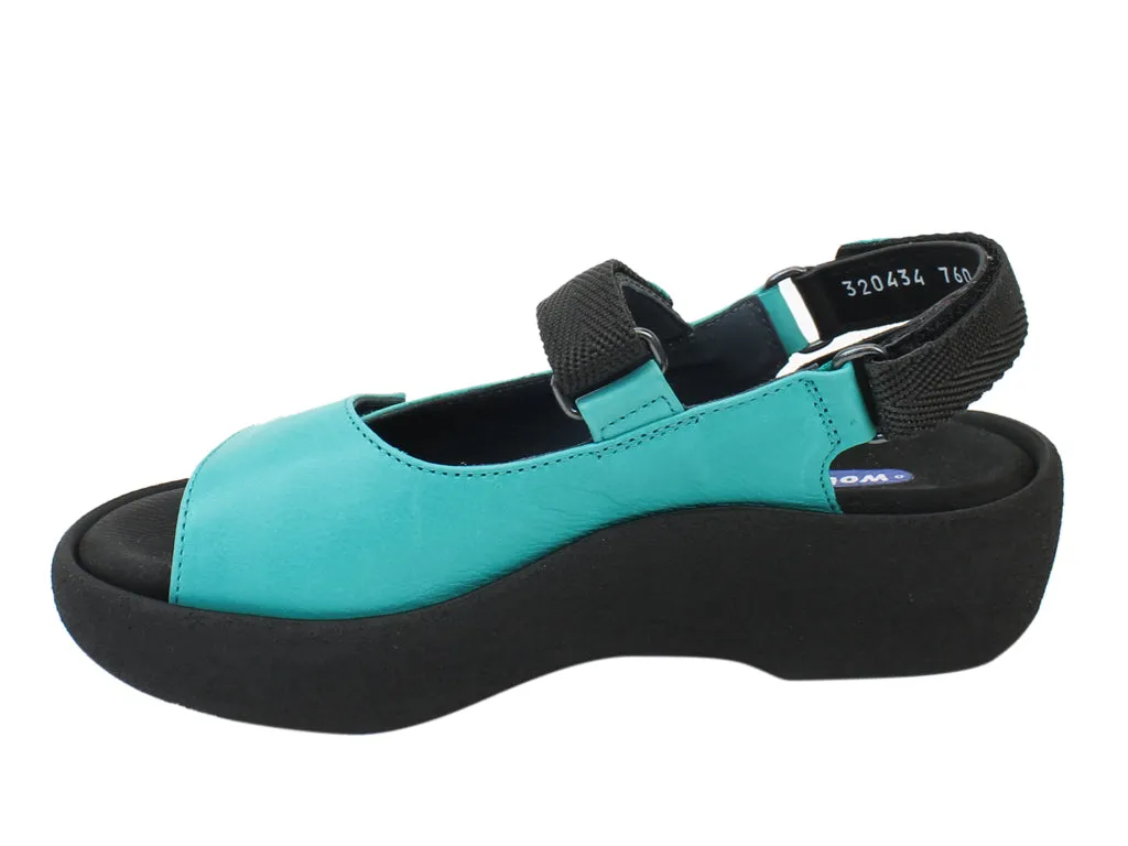 Wolky Sandals Jewel Turquoise Light Utility