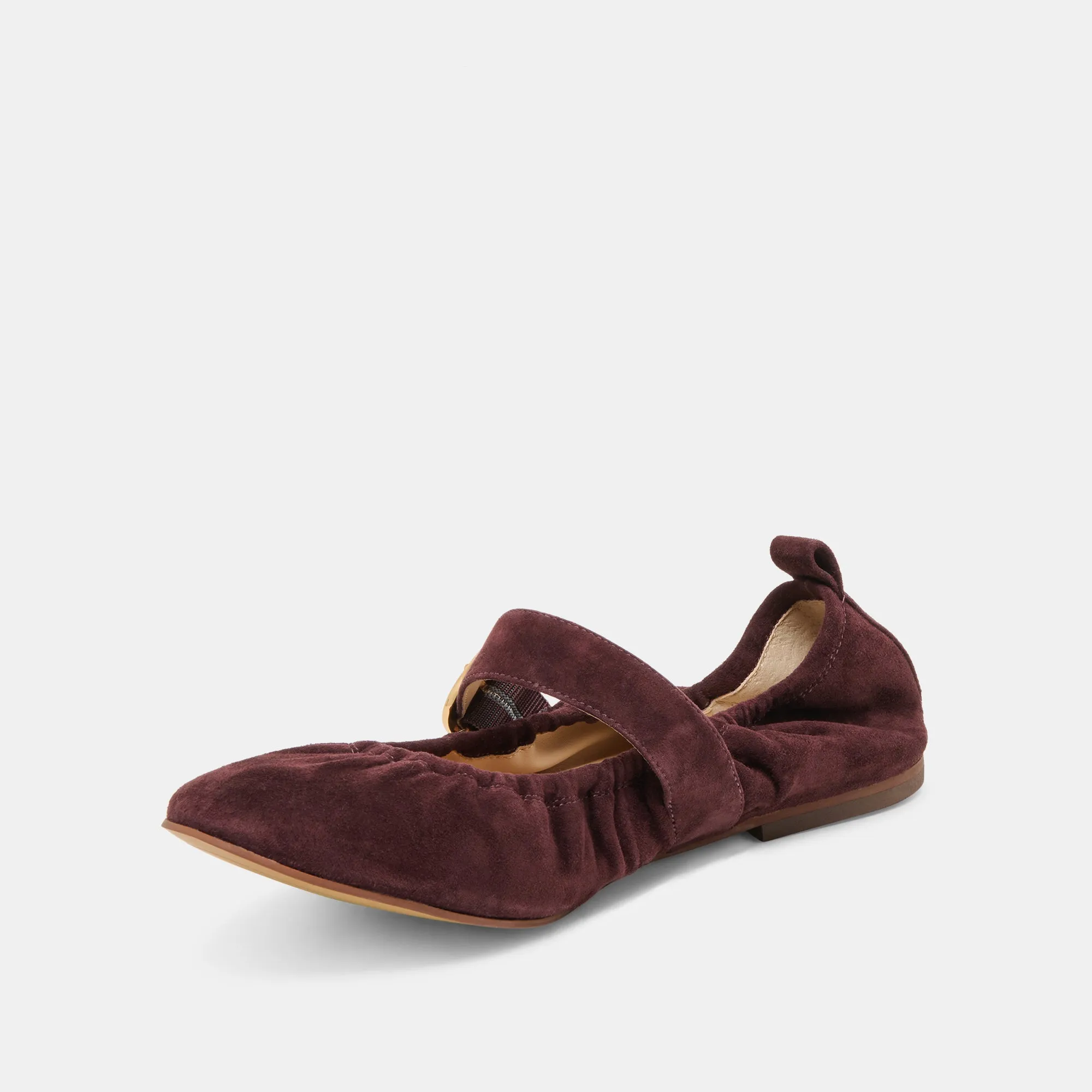 Petal Step CAELY BALLET FLATS MULBERRY SUEDE