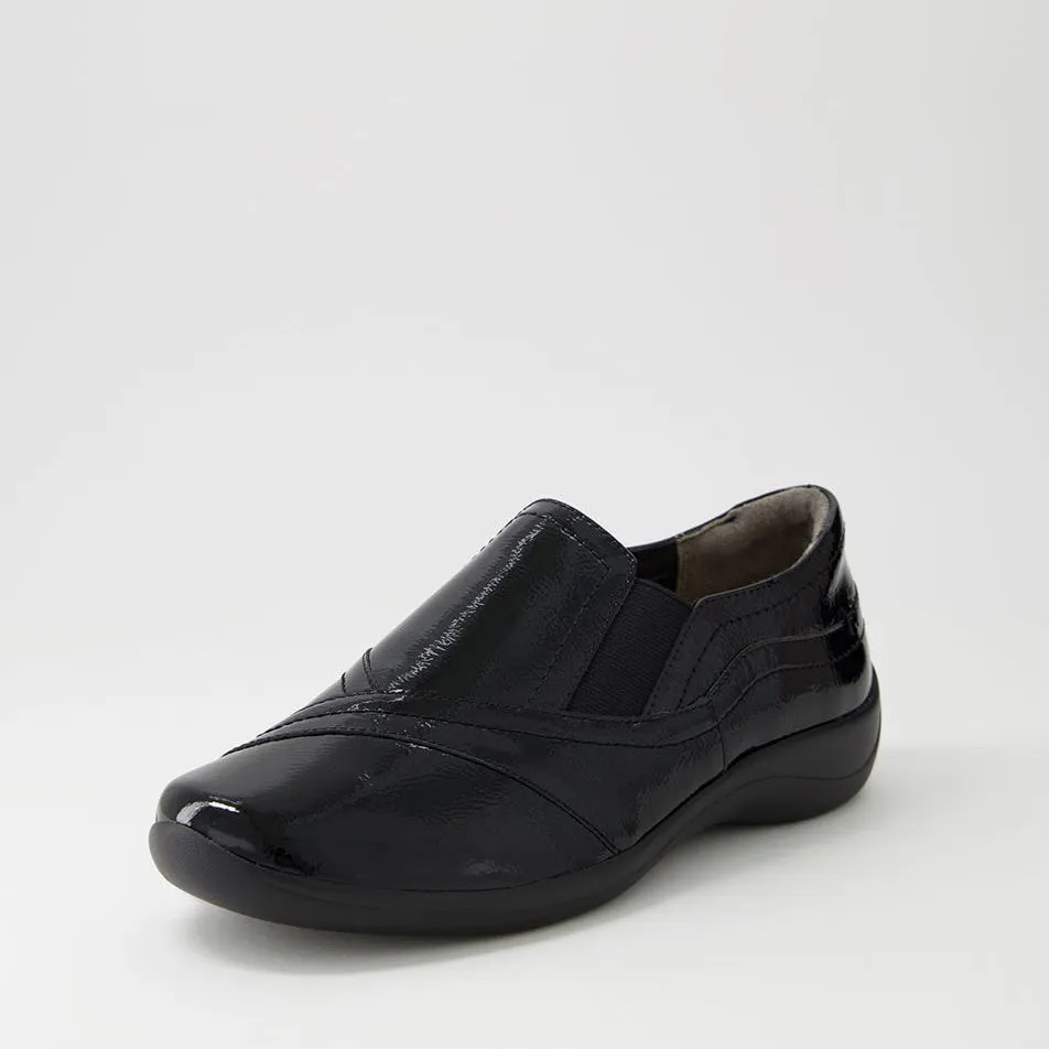 Easy Foot Fit Quick Shoes ZIERA JAVA BLACK PATENT