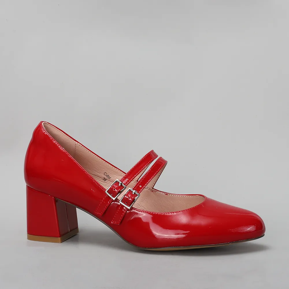 elegant design NAKED ARCHES CIDER RED PATENT