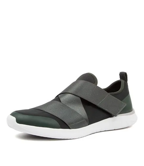ZIERA FARRELL BOTTLE GREEN Slip In Walk
