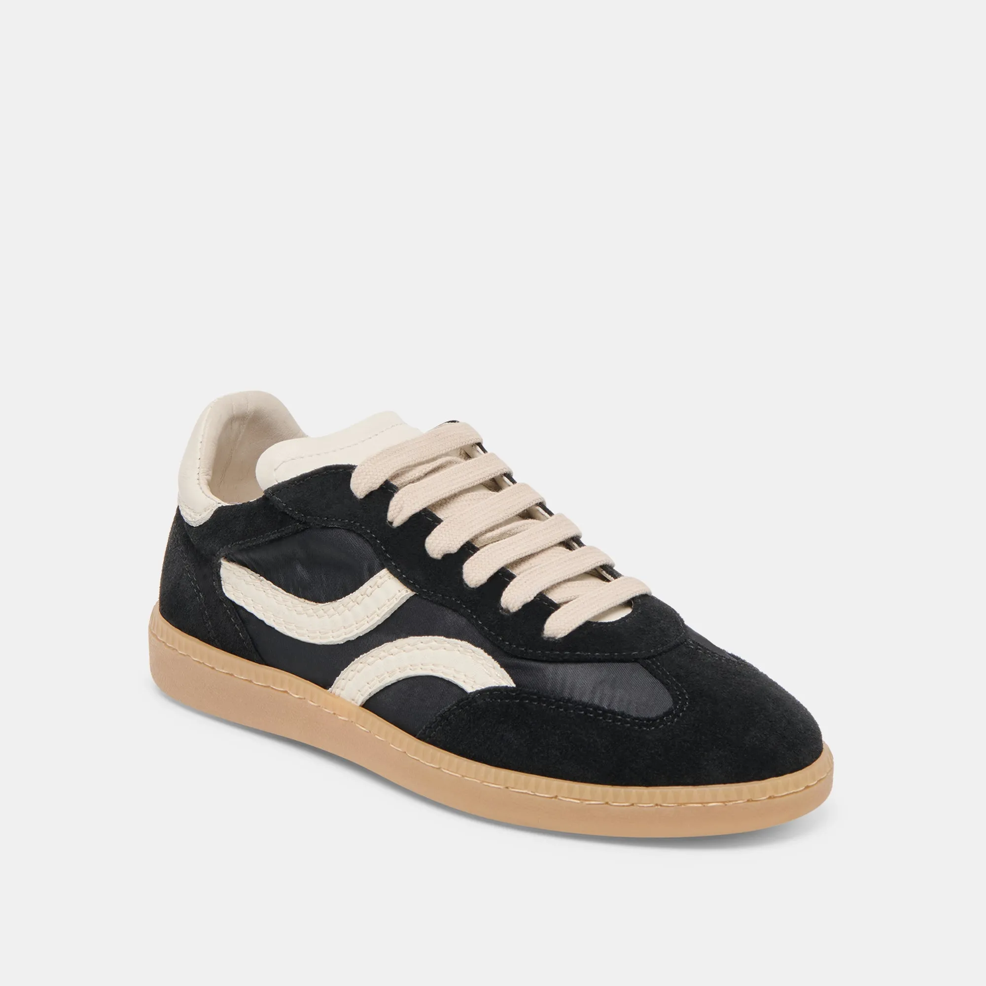 Flex Fit Foot Arch REBEL SNEAKERS BLACK NYLON