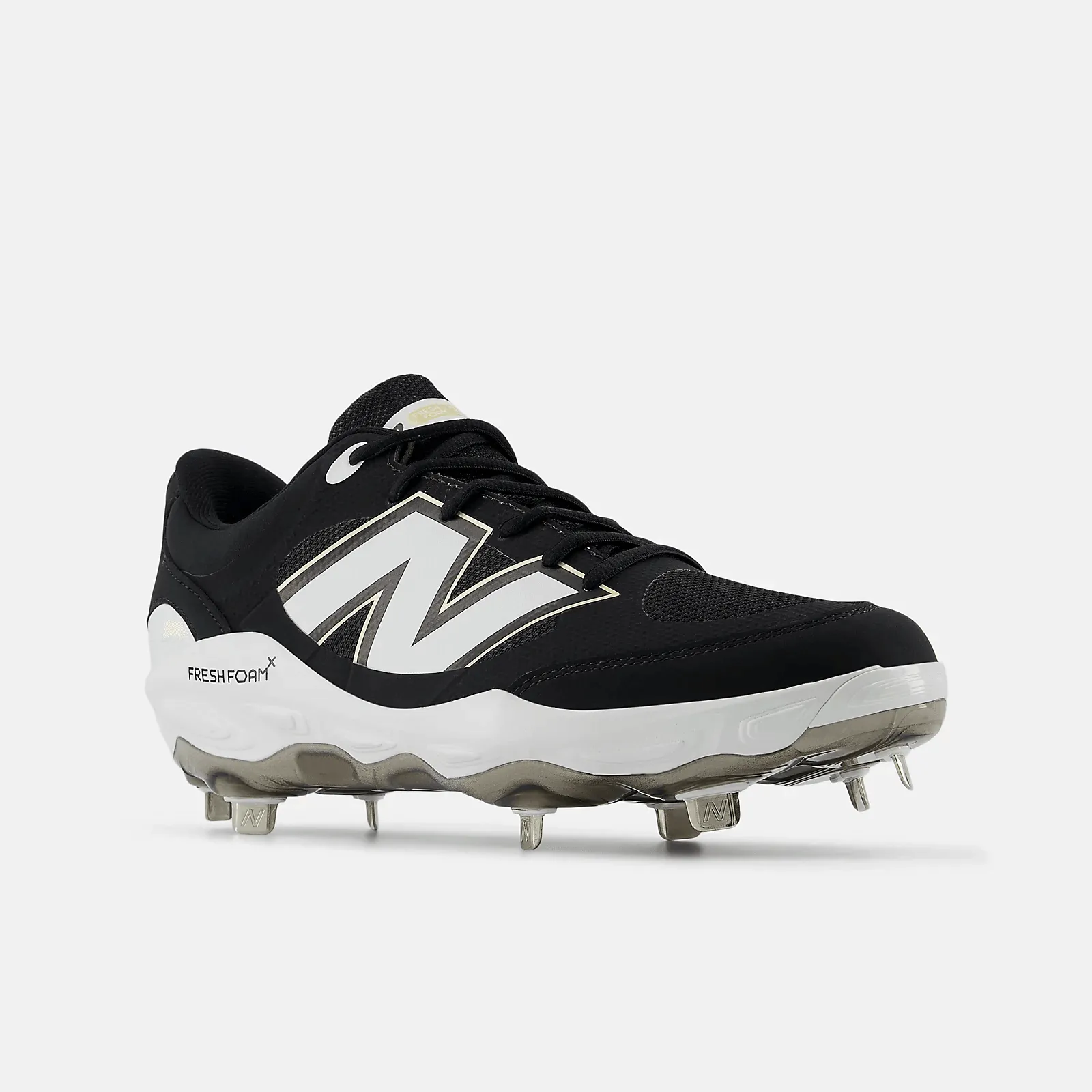 New Balance Men's Fresh Foam X 3000 v7 Metal Baseball Cleats - Black - L3000BK7 Sturdy materials