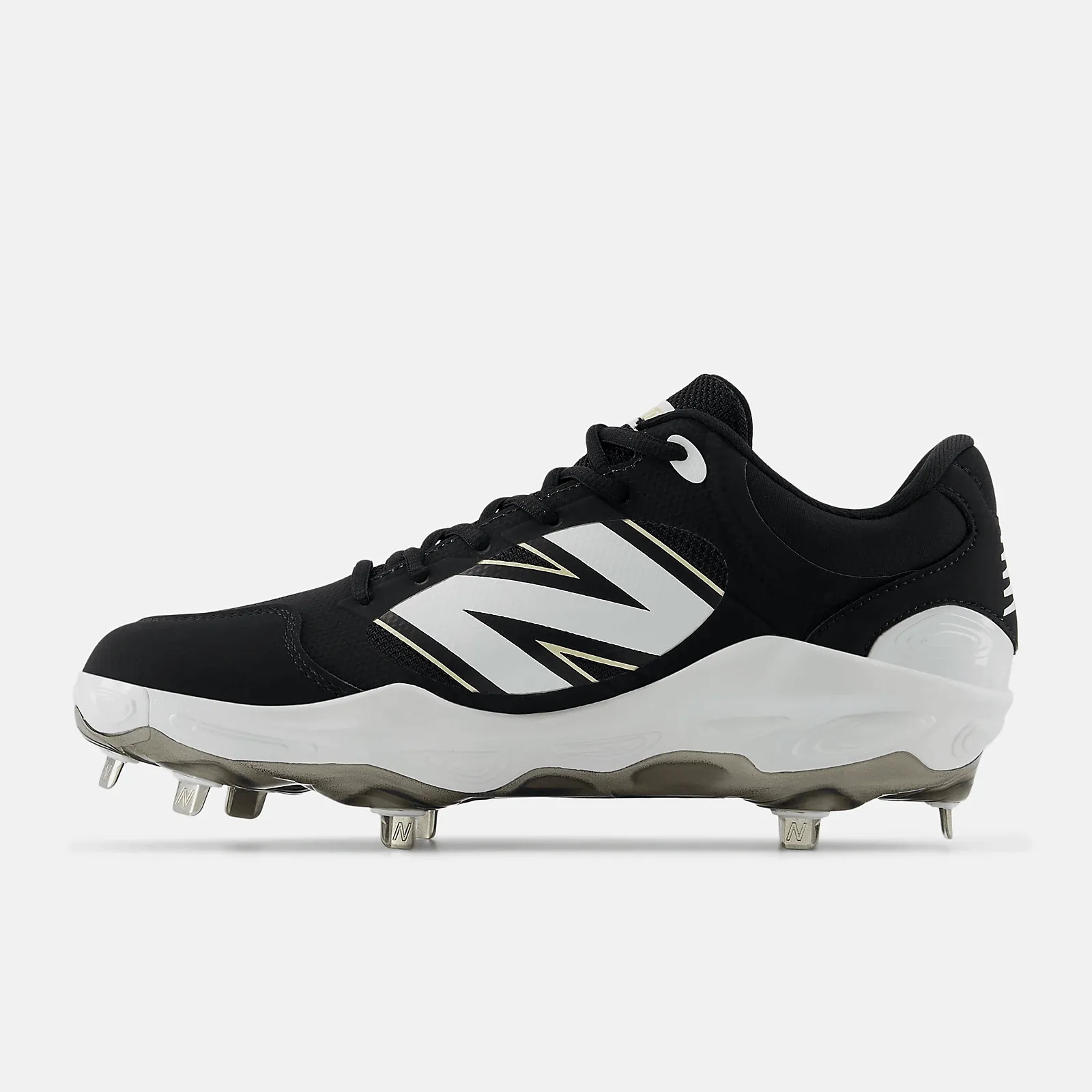 New Balance Men's Fresh Foam X 3000 v7 Metal Baseball Cleats - Black - L3000BK7 Slim performance