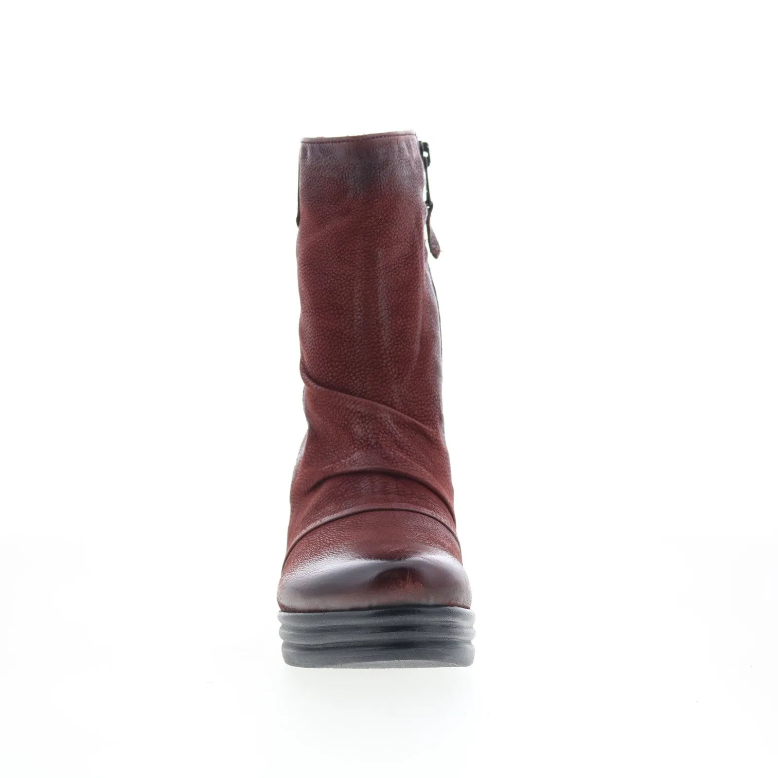 Casual Wear Young Professional Miz Mooz Zone M50208-103-6345 Womens Burgundy Leather Casual Dress Boots