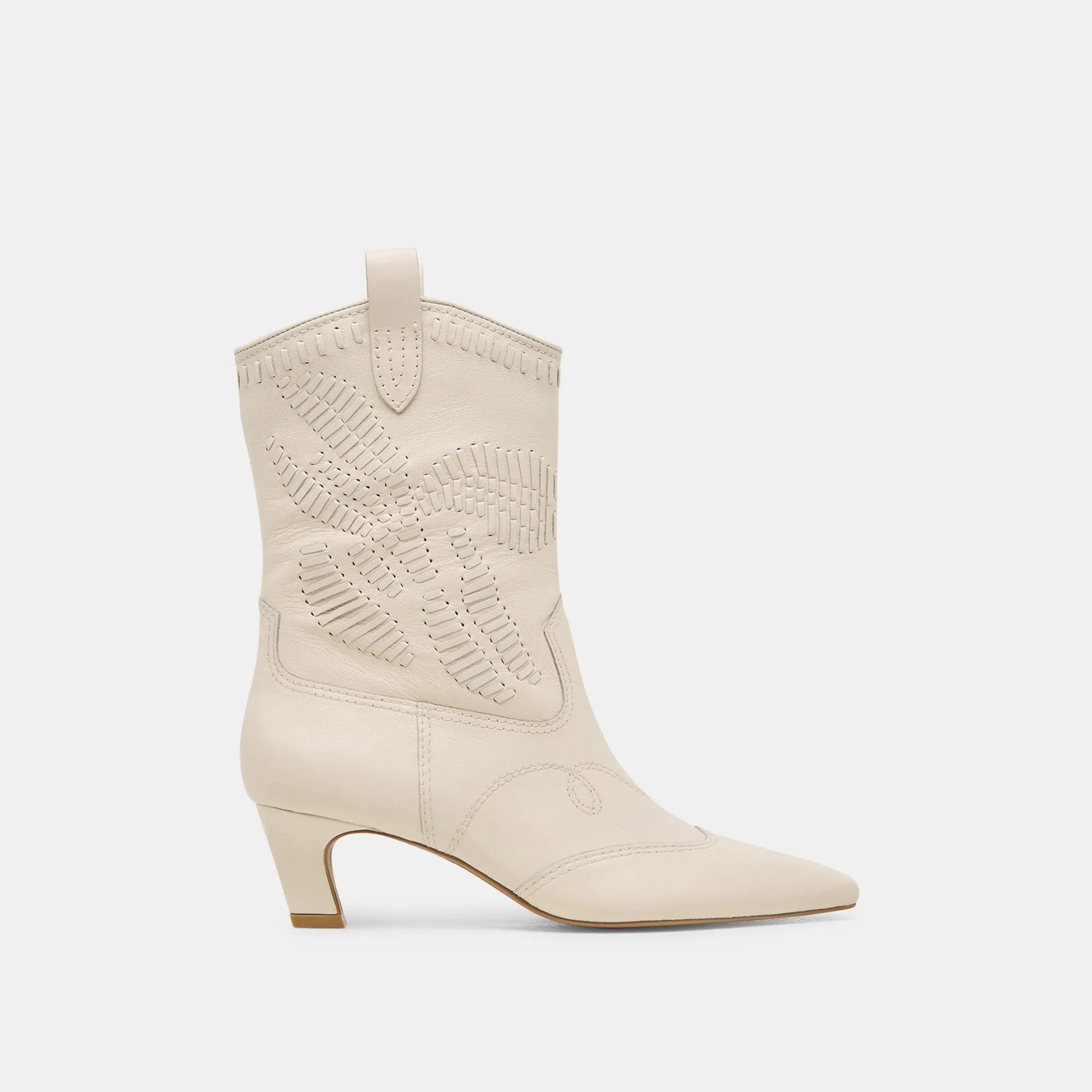 Fashionable Choice TAVLA BOOTS OFF WHITE LEATHER
