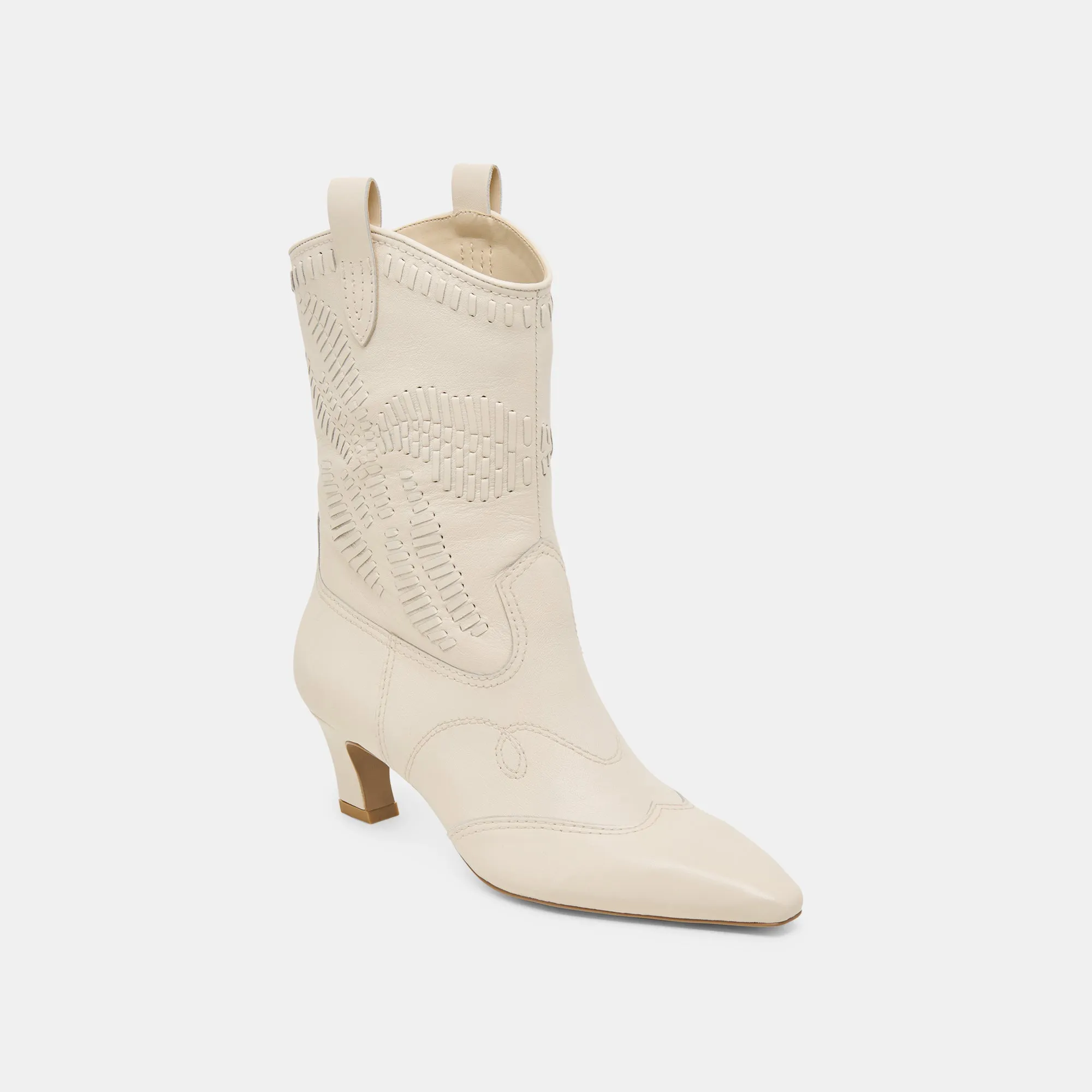 Ready For Adventure TAVLA BOOTS OFF WHITE LEATHER