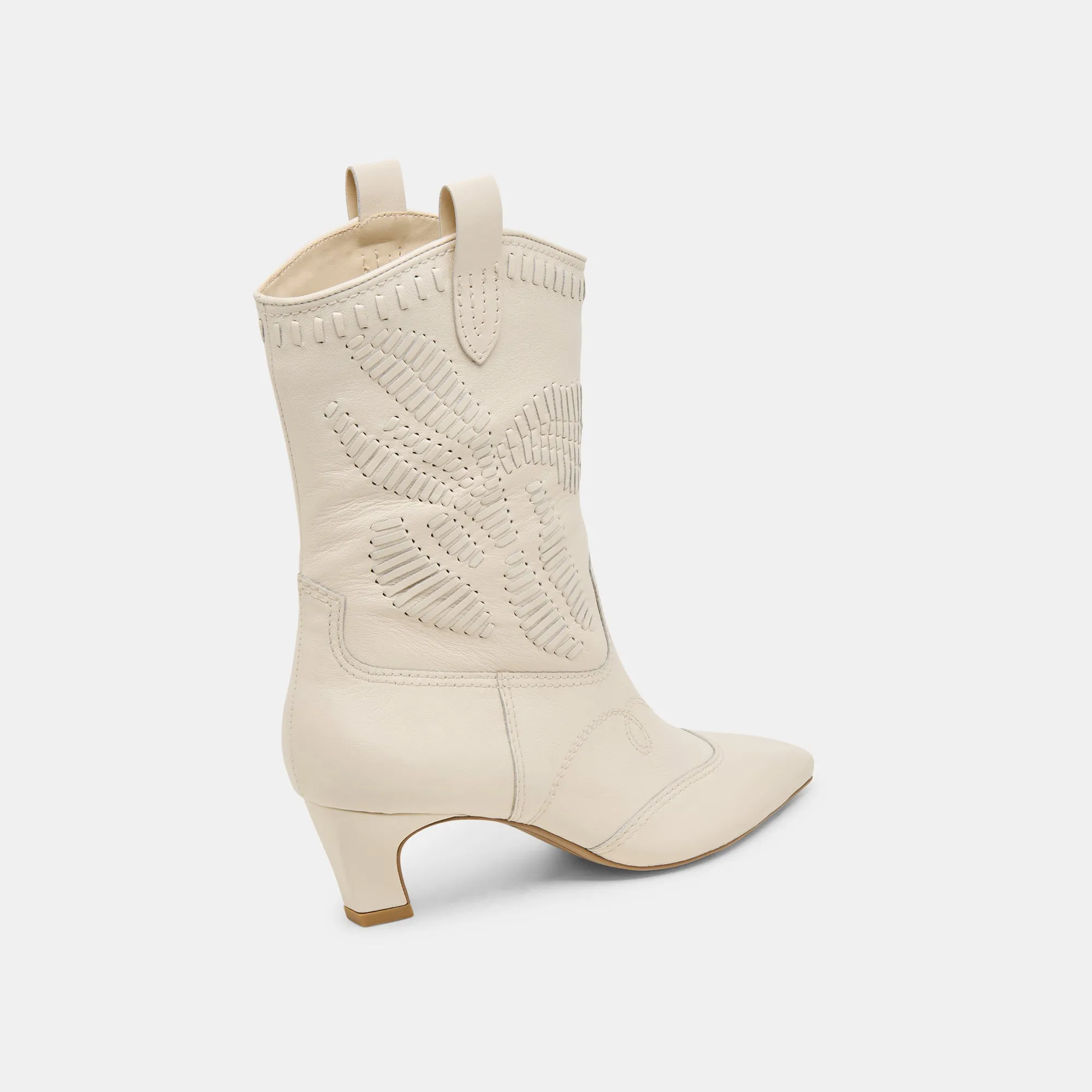 TAVLA BOOTS OFF WHITE LEATHER All Day Lined interior