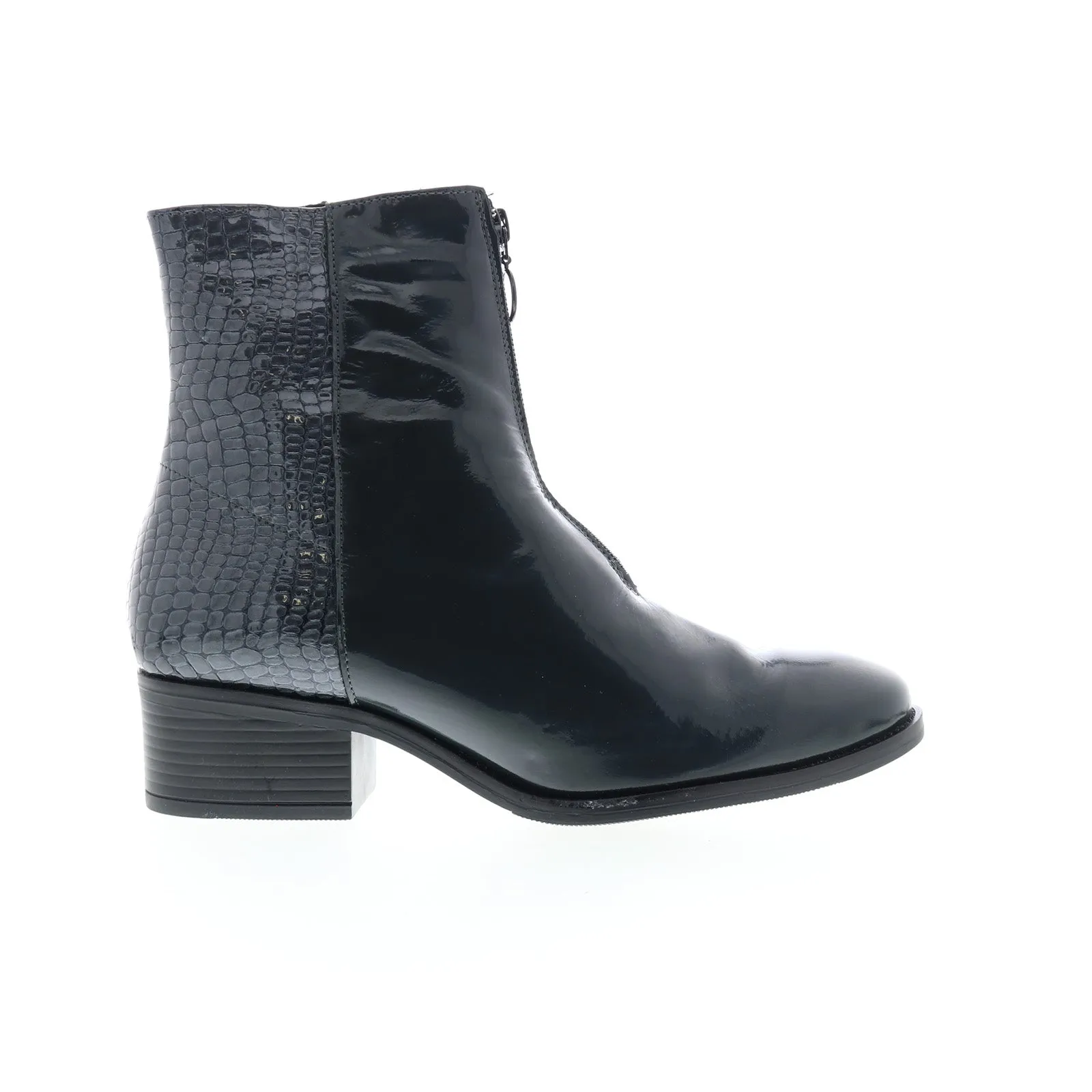 Bos. & Co. Jordon Womens Gray Leather Zipper Ankle & Booties Boots City Trek