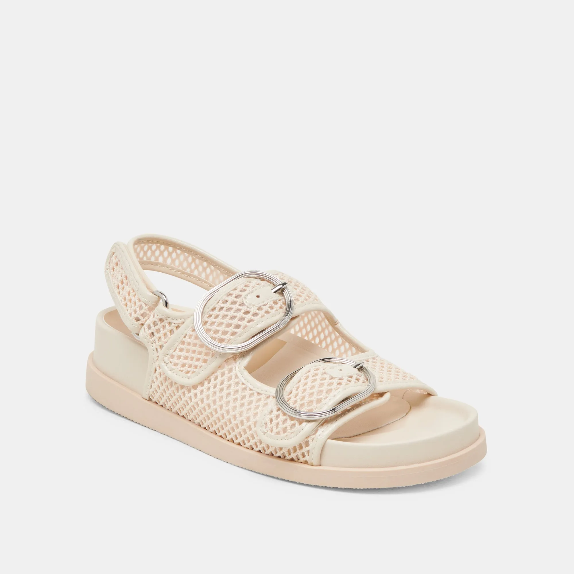 STARLA MESH SANDALS CREME WOVEN MESH Quick Comfort