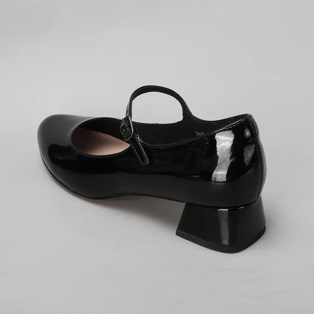 NAKED ARCHES SAUCE BLACK PATENT Light Walk Hot Day