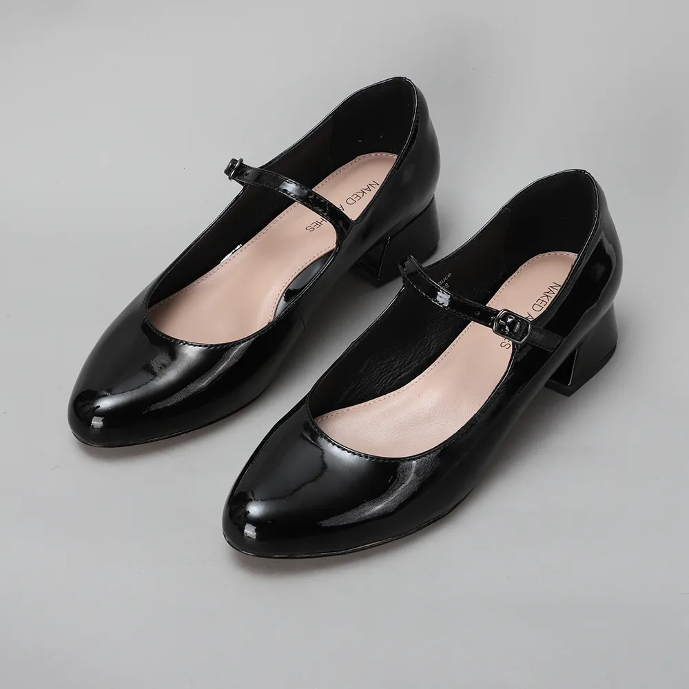 NAKED ARCHES SAUCE BLACK PATENT Unisex Appeal