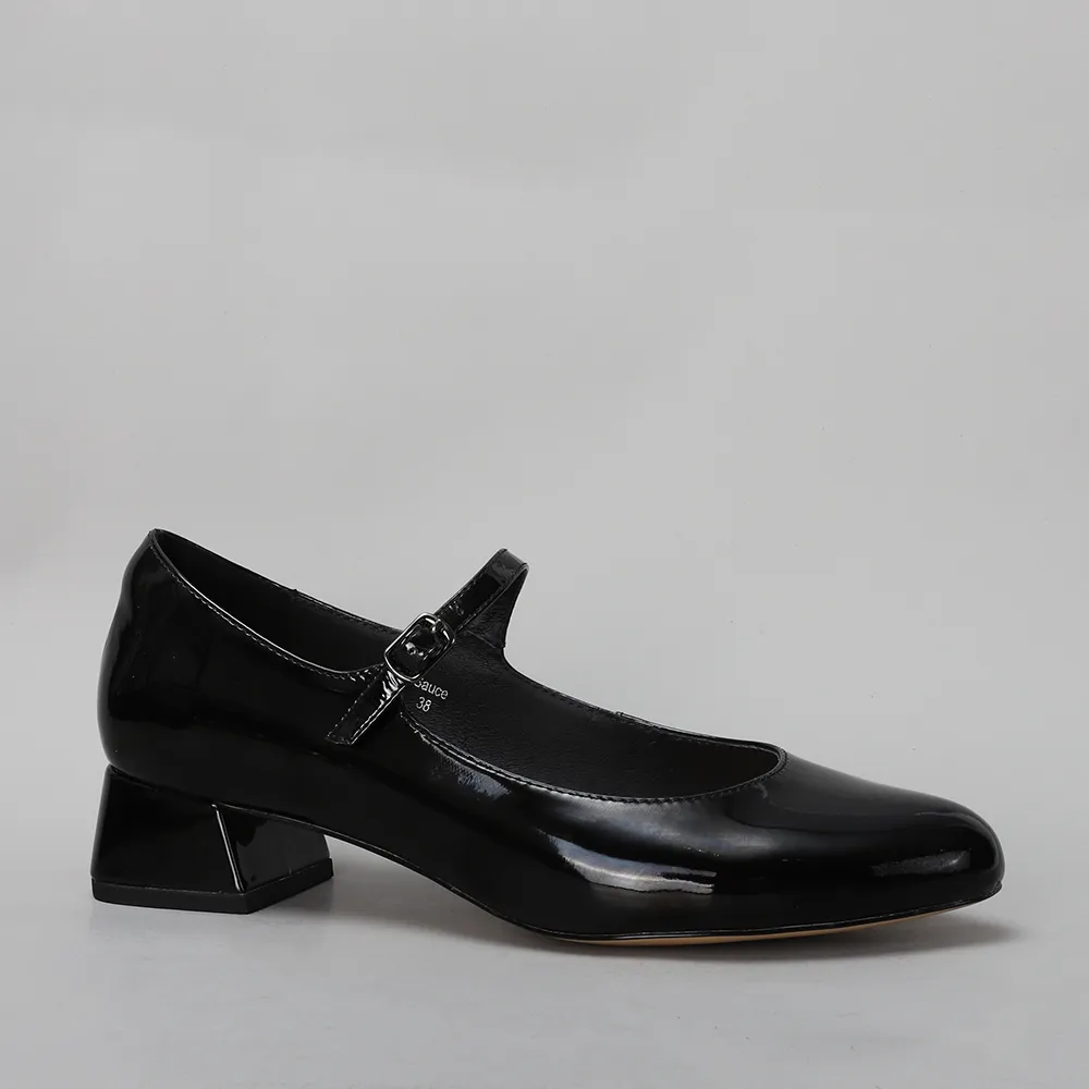 NAKED ARCHES SAUCE BLACK PATENT Open Feel
