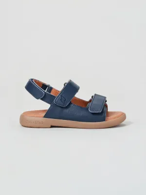 Solar Infant Strap Sandal Navy Total Ease Beach Walk
