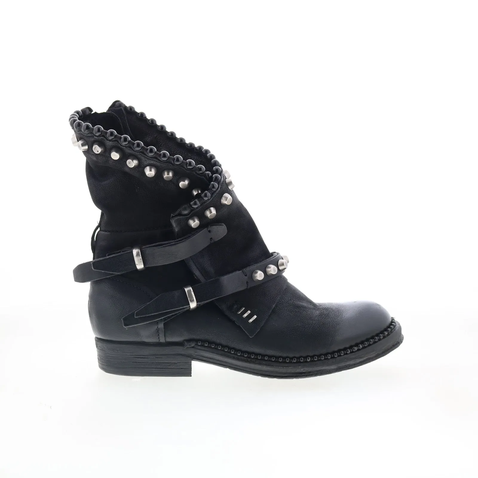 A.S. 98 Vianne 250202-102-6002 Womens Black Leather Ankle & Booties Boots Frost resistant Fitness Enthusiast