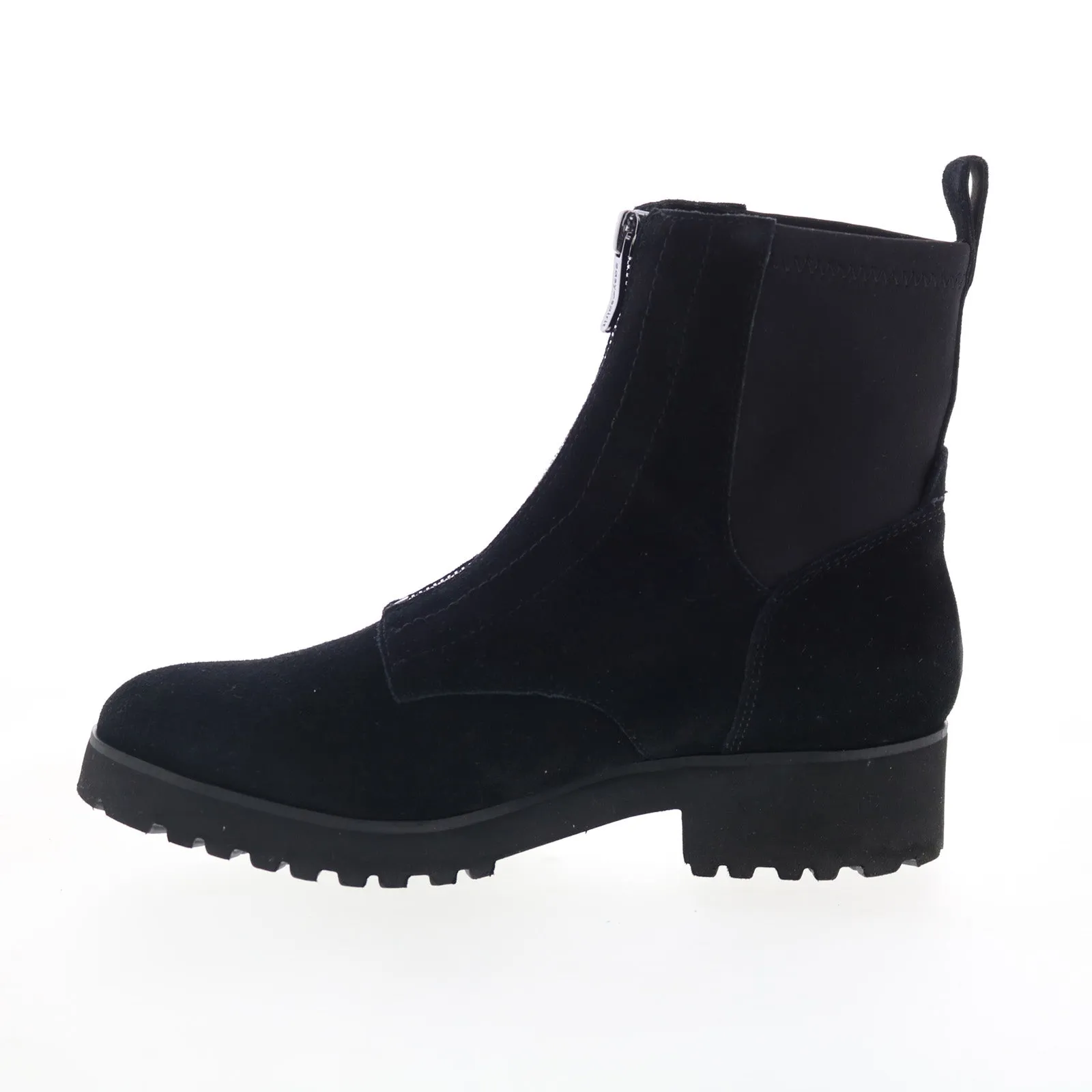 Easy Spirit Willet SEWILLET Womens Black Wide Suede Casual Dress Boots Functional Build Protective Build
