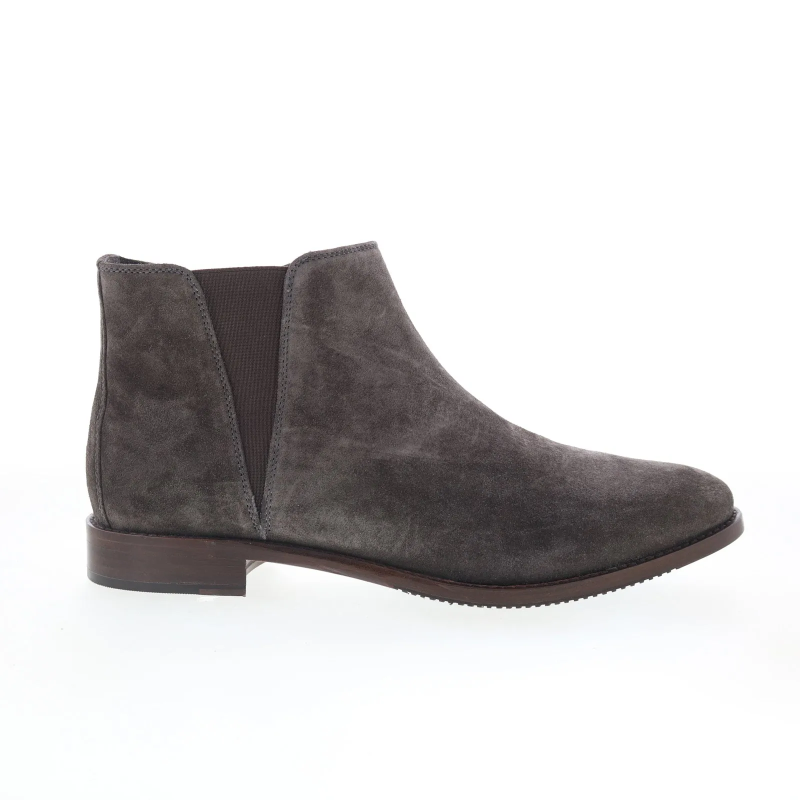 Johnston & Murphy Chelsea Boot 78-52146 Womens Gray Suede Casual Dress Boots Adventure Gear