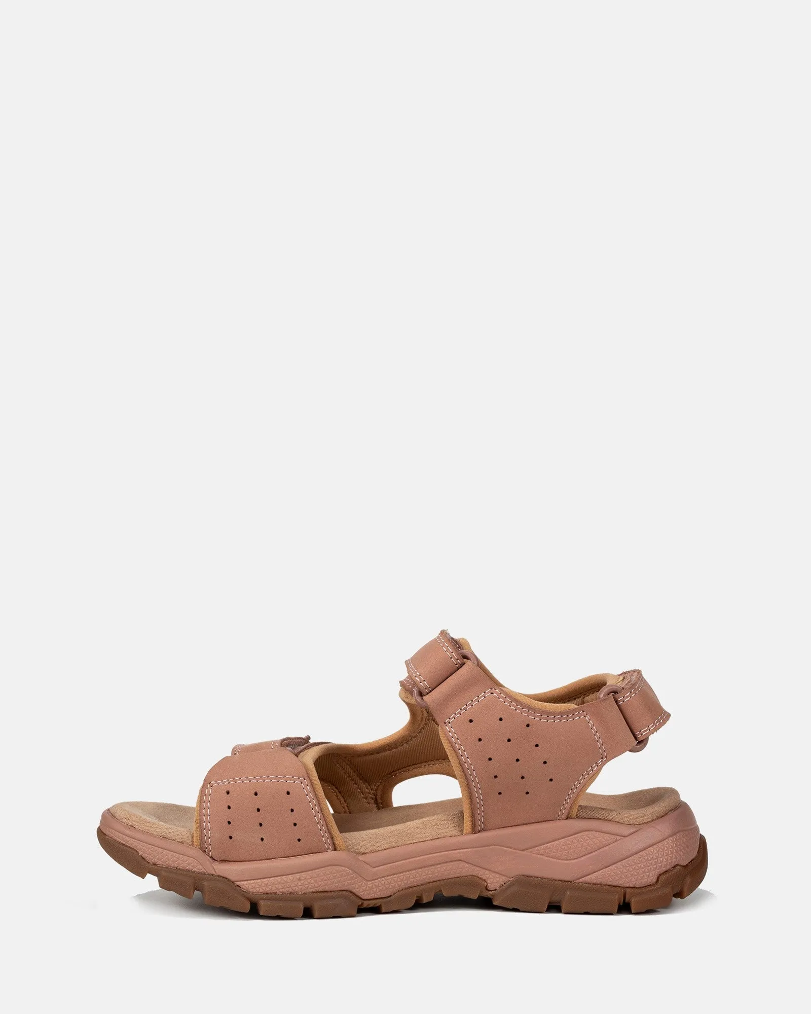 HUSH PUPPIES TREKKER LATTE Ribbon Tie Flex Motion