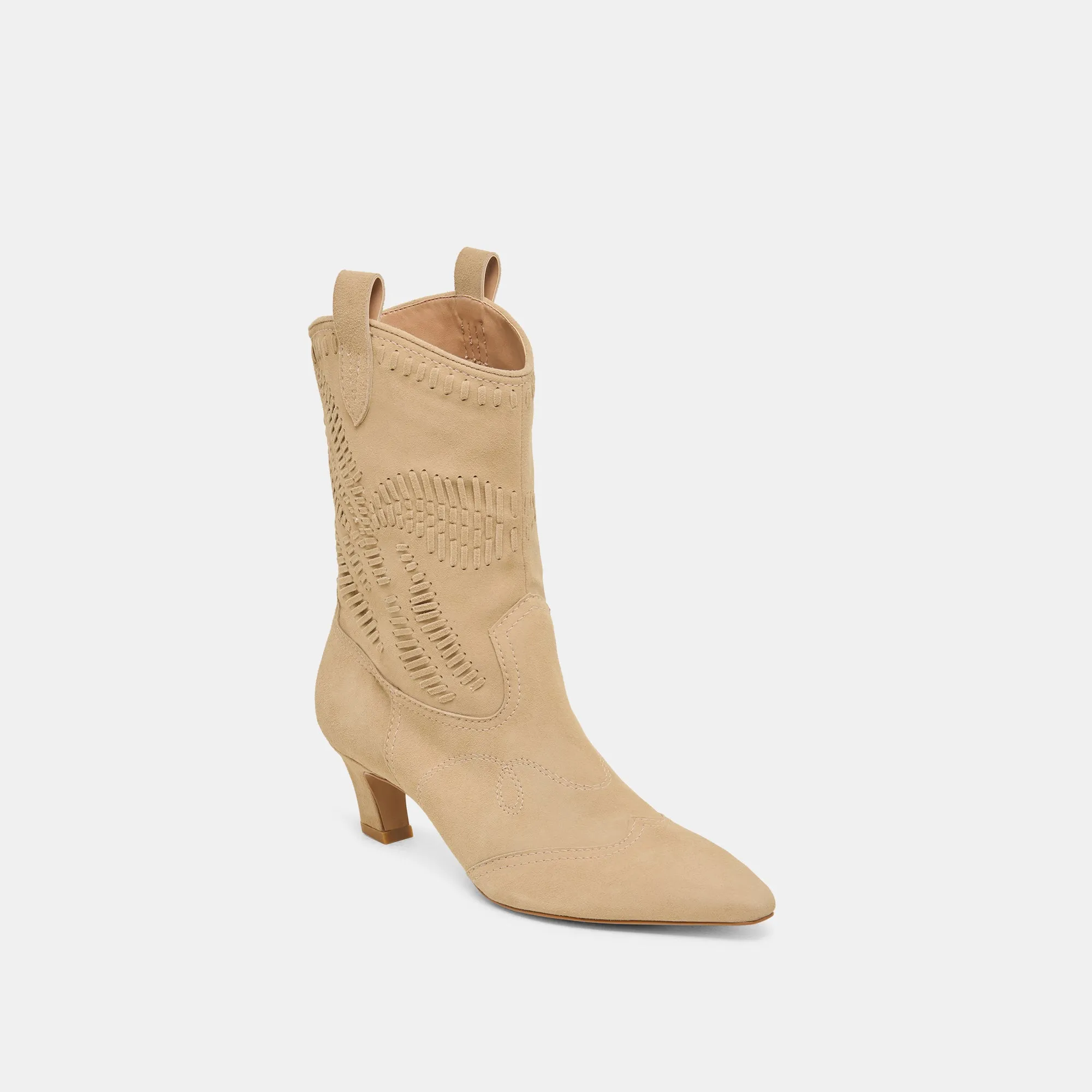 TAVLA BOOTS CAMEL SUEDE Bootie Cut