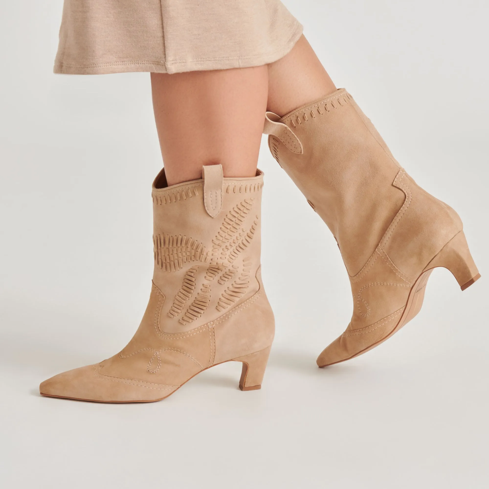 TAVLA BOOTS CAMEL SUEDE Breathable Support