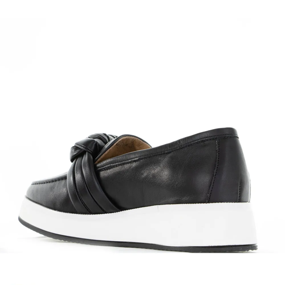 ALFIE & EVIE QUASH BLACK Quick Fit Step Easy Wear Shoes