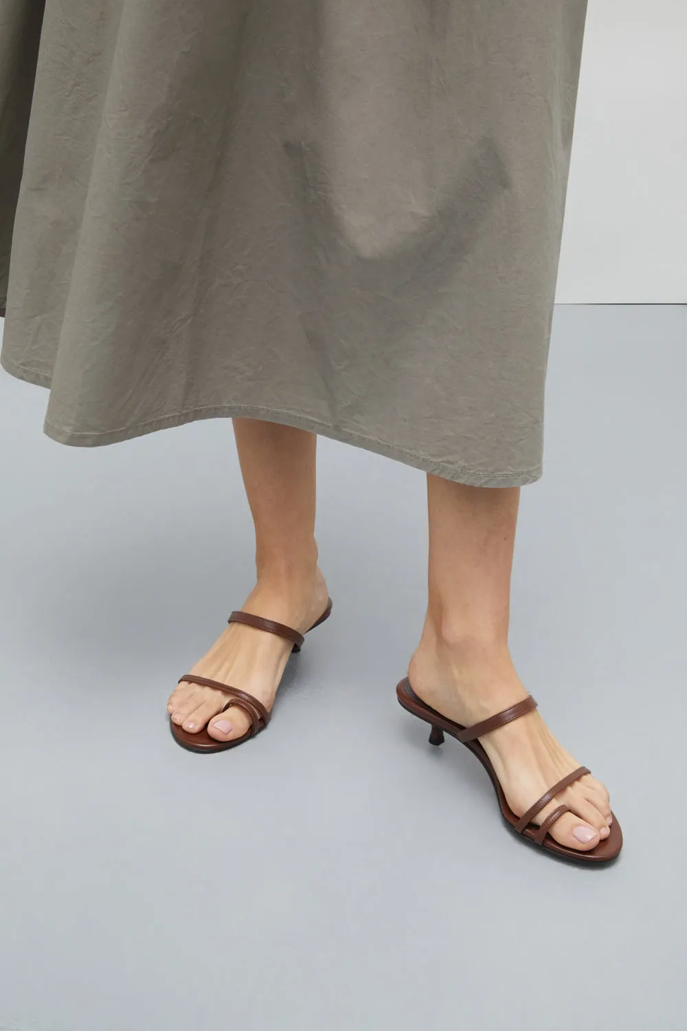 Eco-Friendly Footwear Daisy Sandals in Chocolate Leather