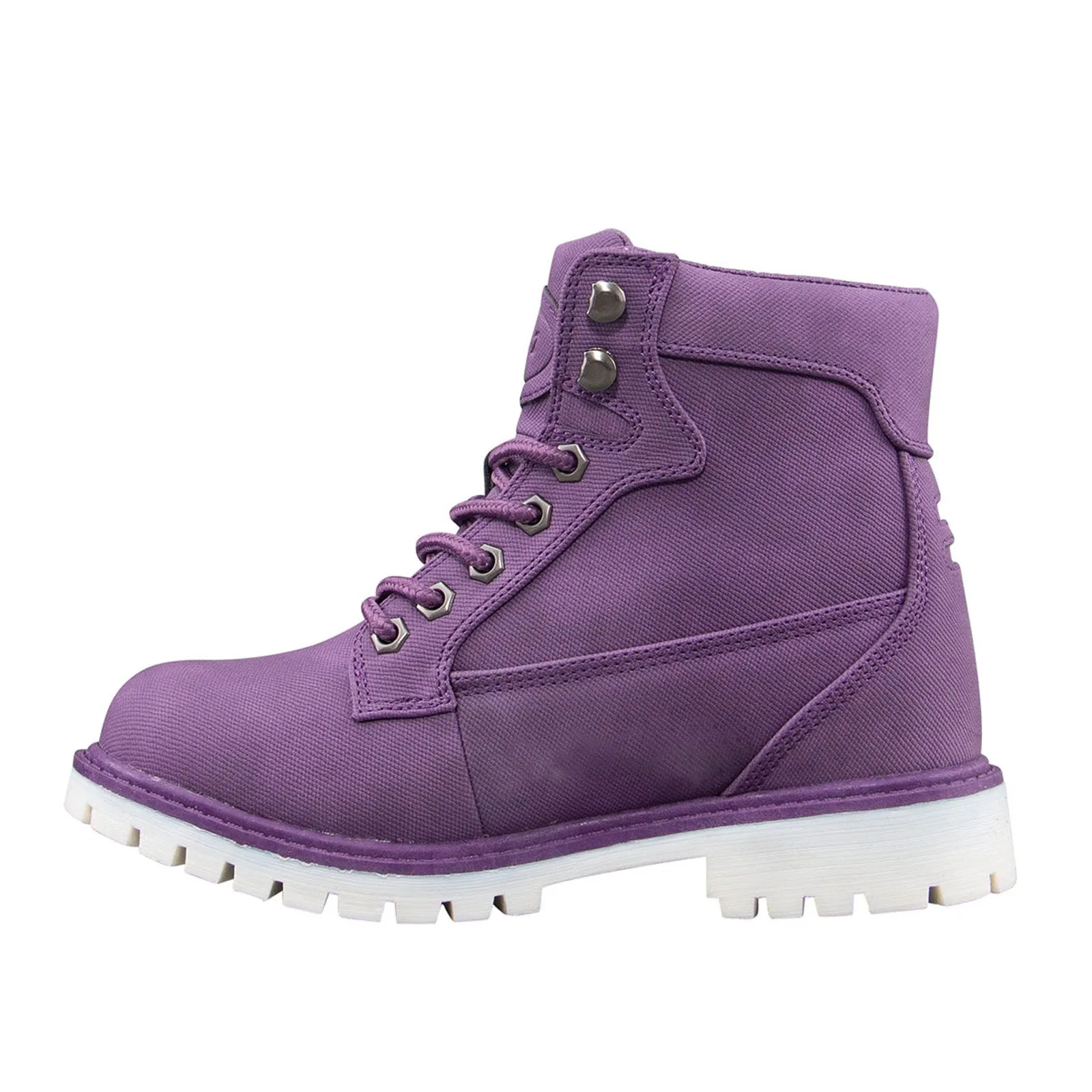 Waterproof Design Lugz Mantle HI WMANTLHD-5116 Womens Purple Canvas Casual Dress Boots