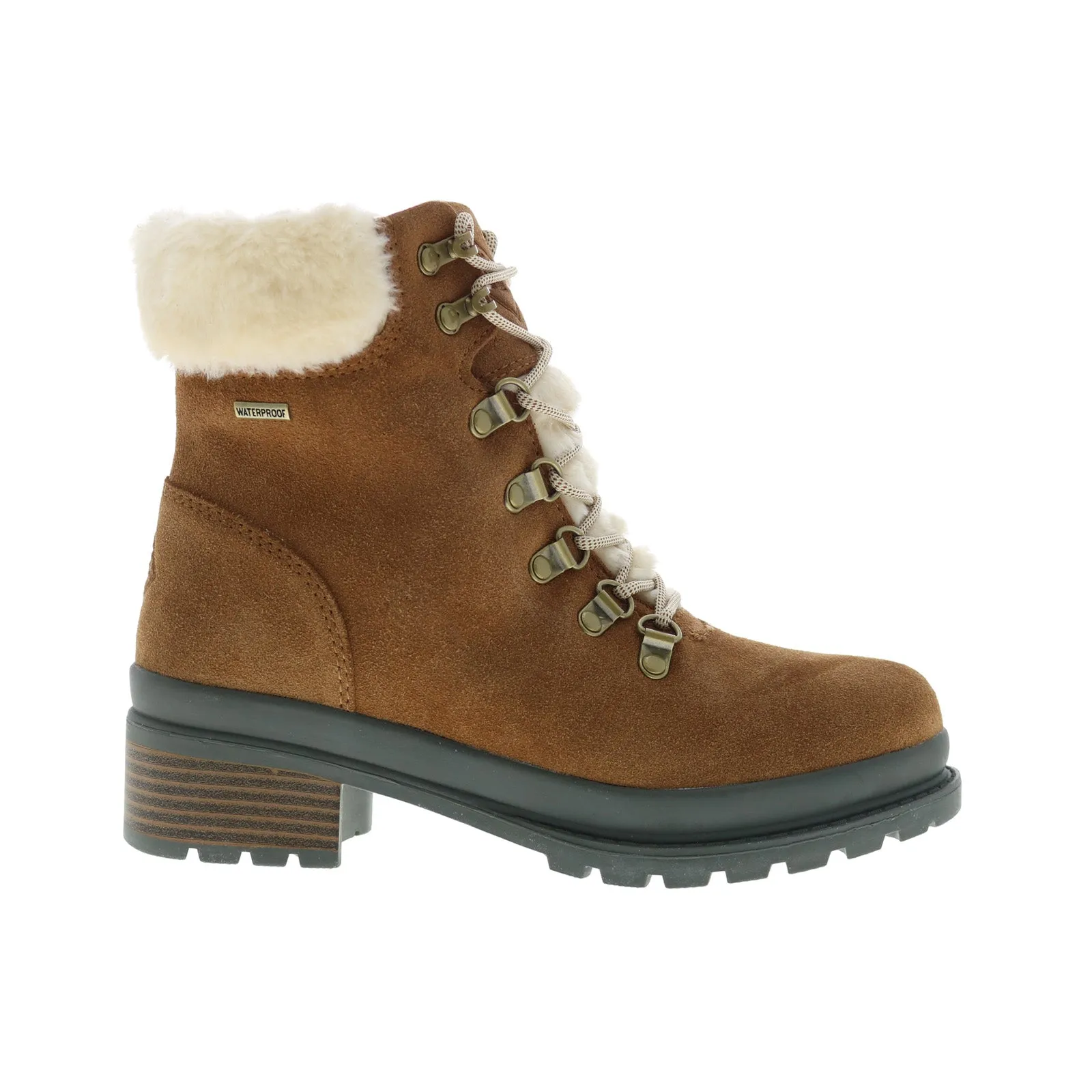 Steel Toe Original Muck Liberty Alpine Lace Up Waterproof Womens Brown Casual Dress Boots