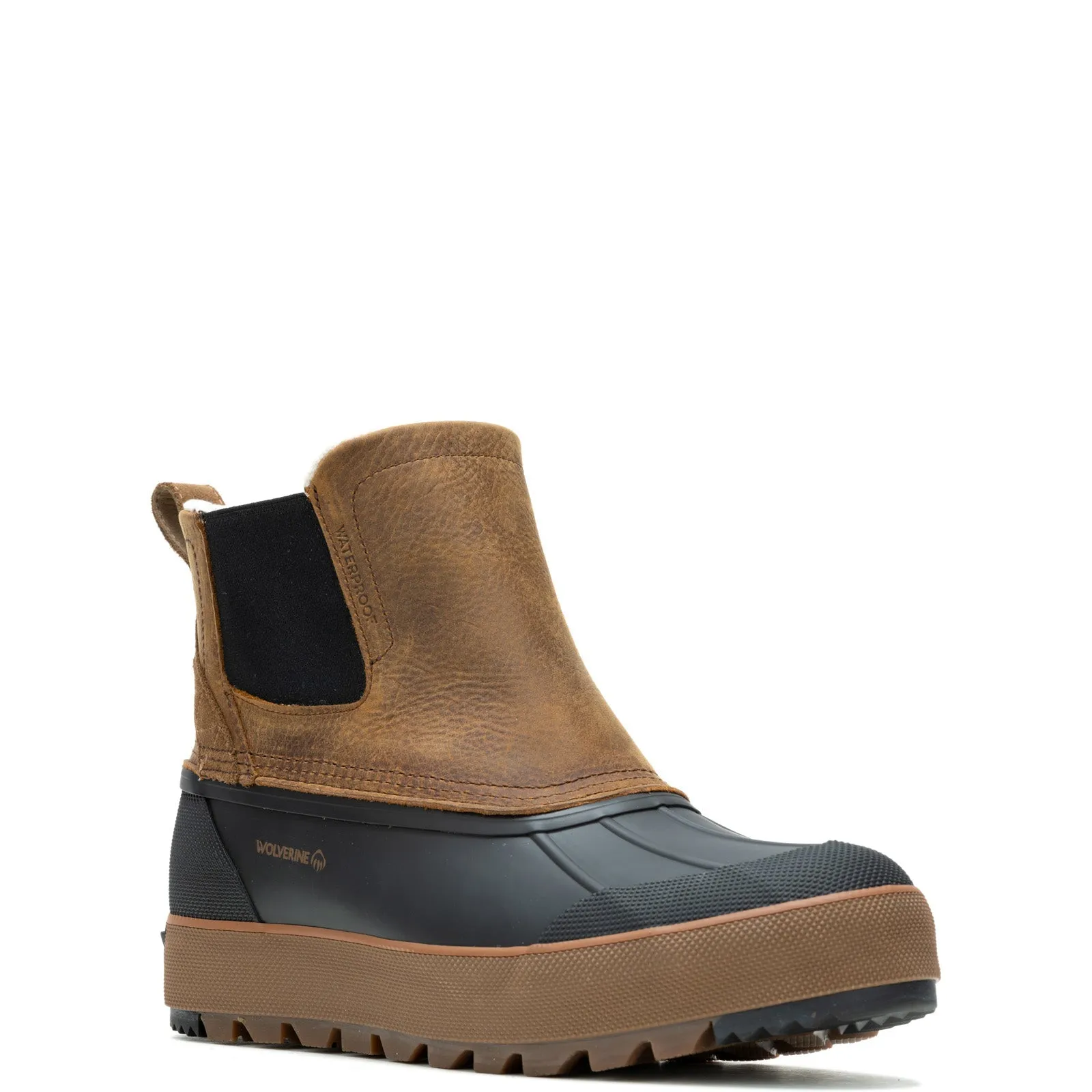 Construction Fit All Season Wolverine Torrent Trek EPX WP Insulated Chelsea Mens W880520 Brown Rain Boots