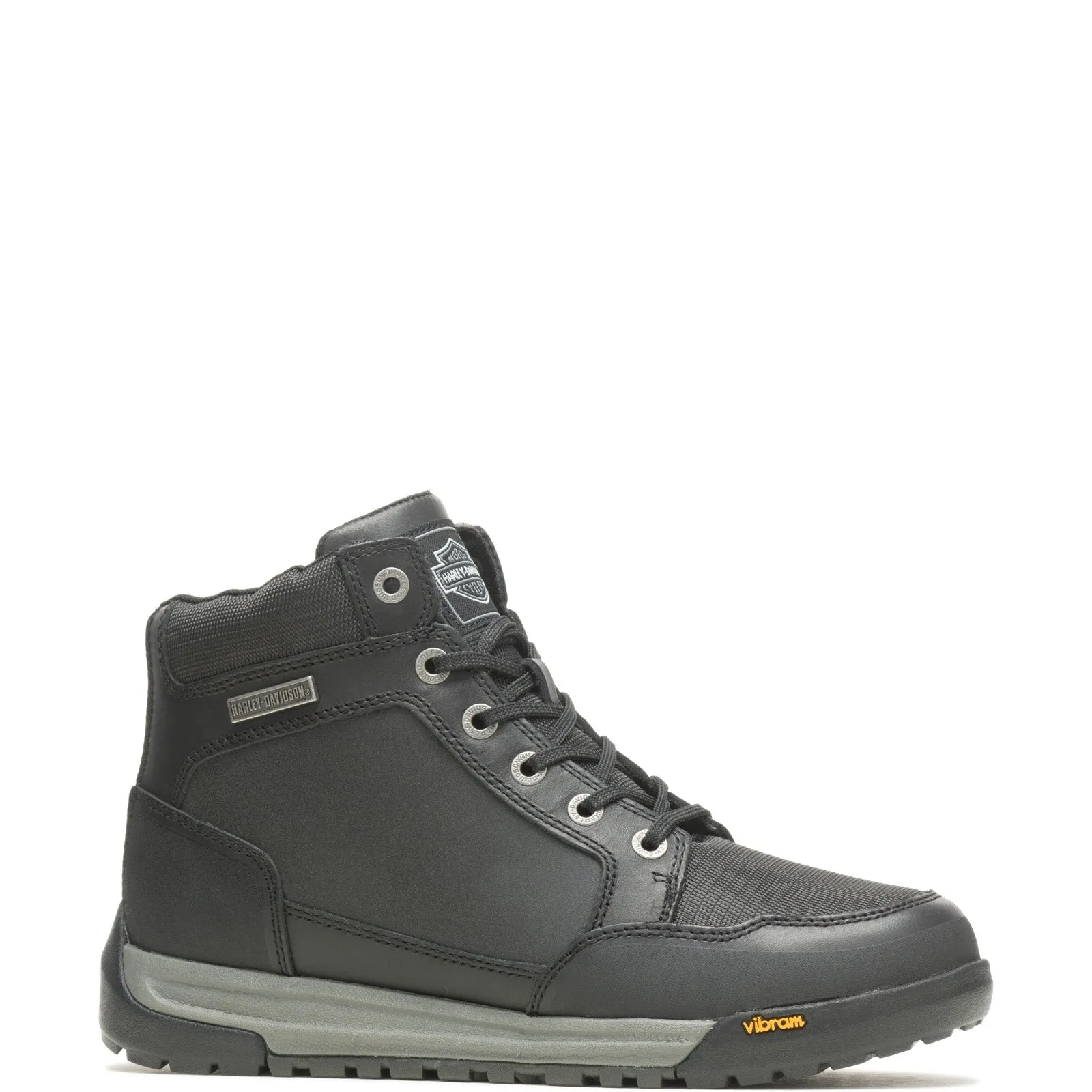 Crisp Lines Harley-Davidson Gillham D96252 Mens Black Leather Motorcycle Boots