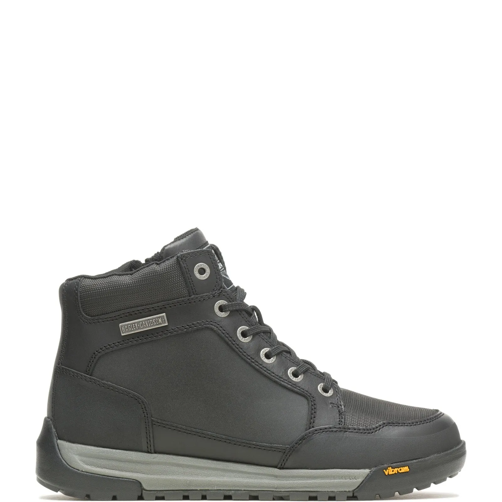 Harley-Davidson Gillham D96252 Mens Black Leather Motorcycle Boots Versatile Style