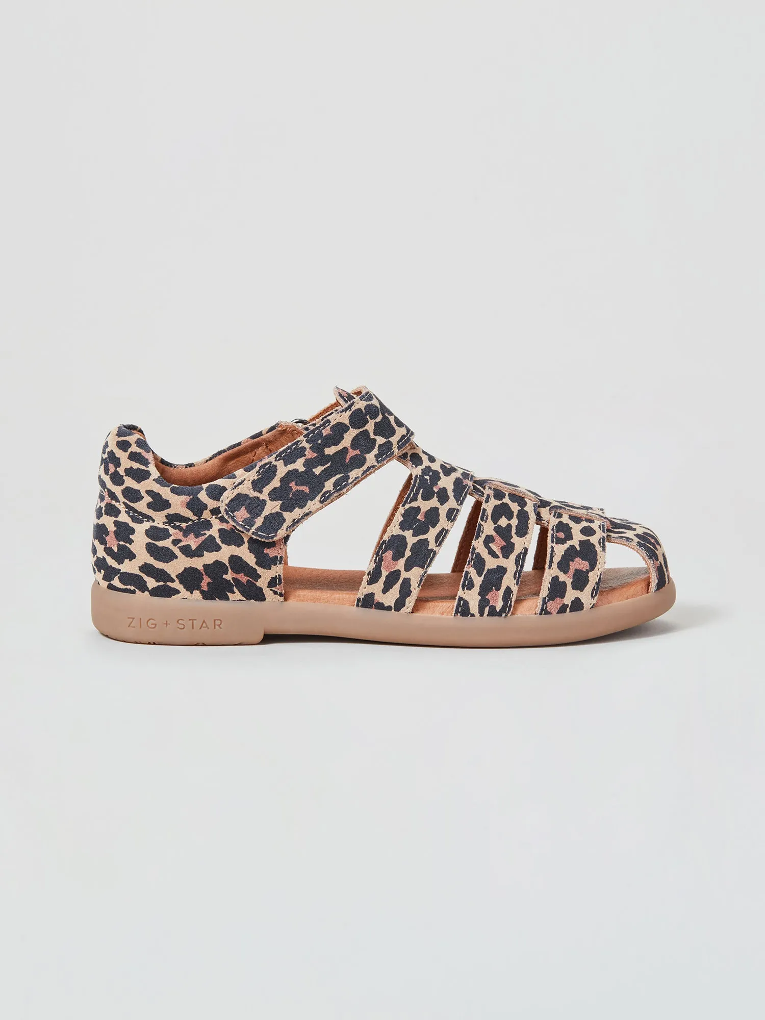 Mood Boost Cosmic Junior Closed-Toe Sandal Natural Animal