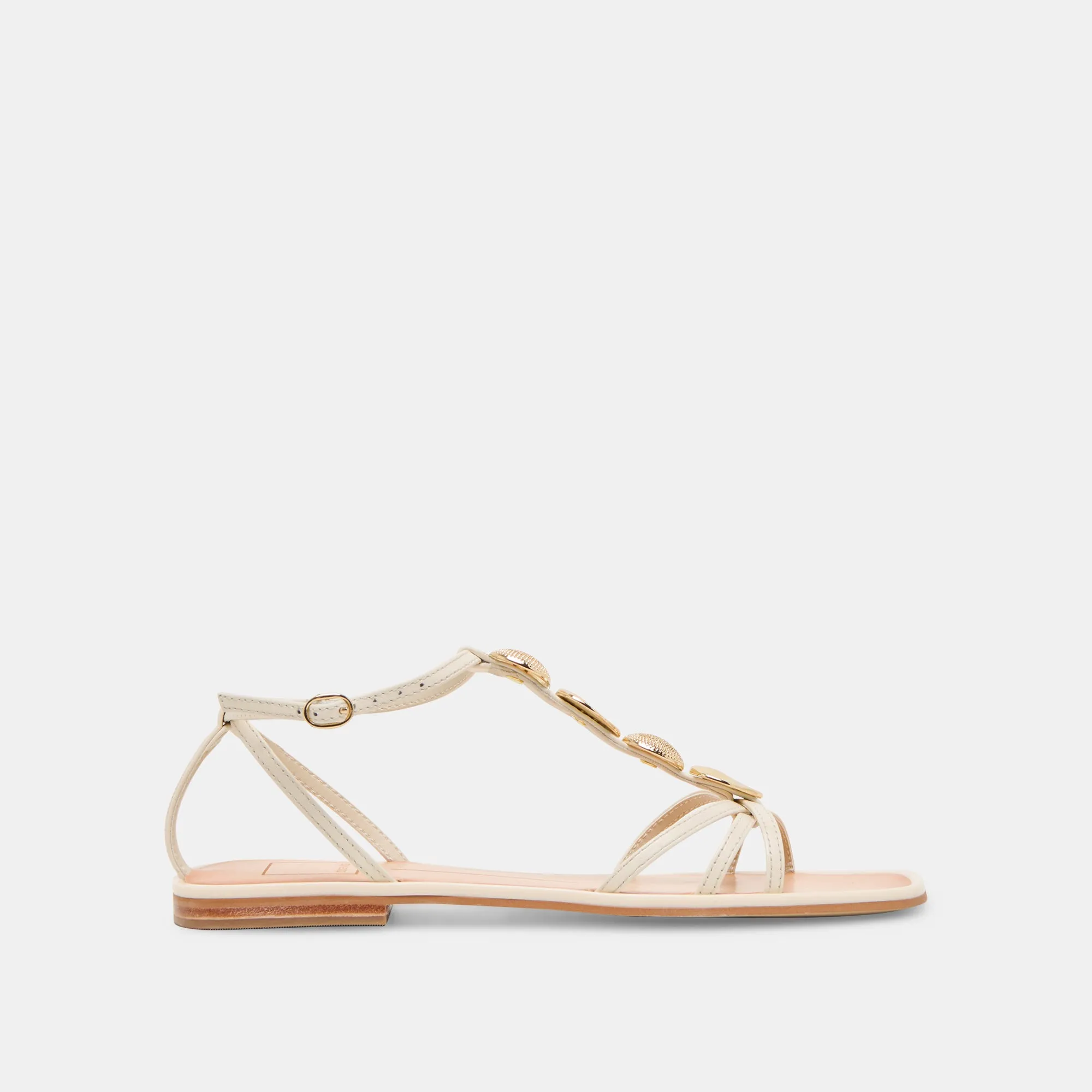 Multi Shade Quick Match FAUN SANDALS OFF WHITE LEATHER