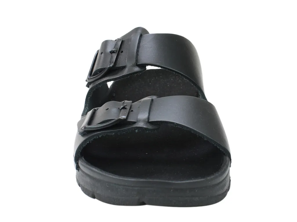 OmaKing M?rdi Classic leather sandals black Urban Chill Step In