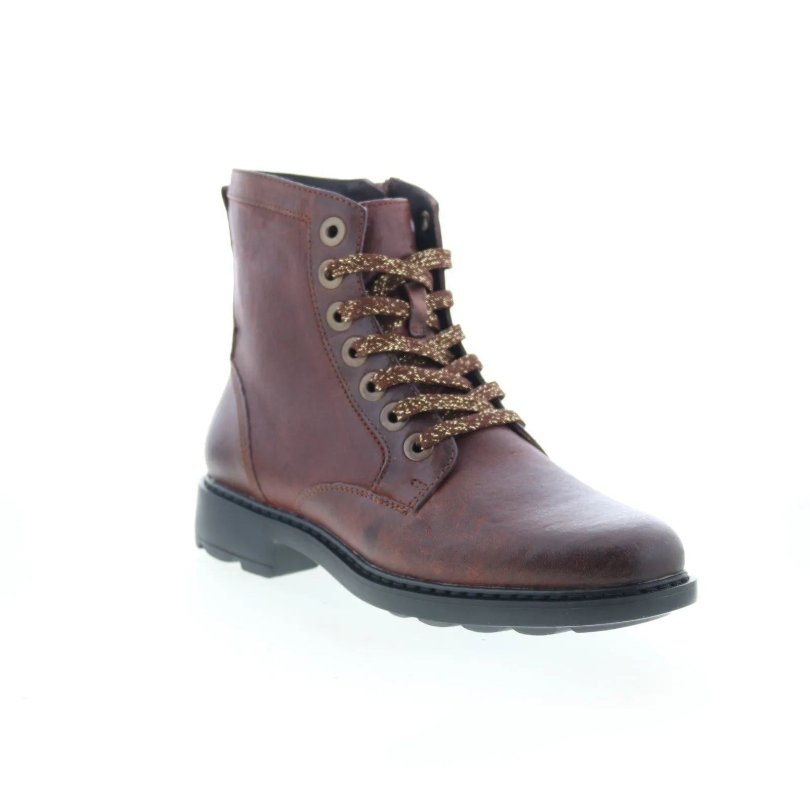 Johnston & Murphy Gracie 78-51930 Womens Brown Leather Casual Dress Boots Comfortable Posture