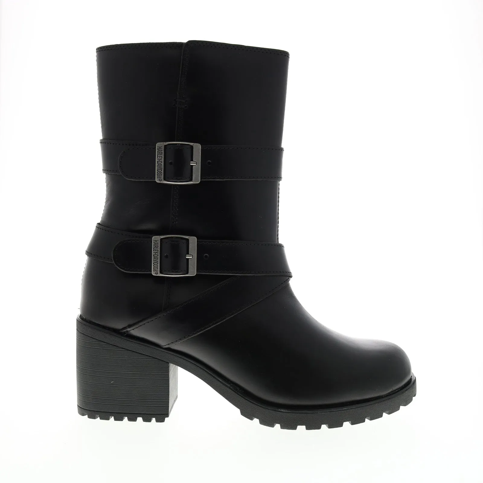 Relaxed Vibe Harley-Davidson Lalanne Triple Strap D84713 Womens Black Motorcycle Boots