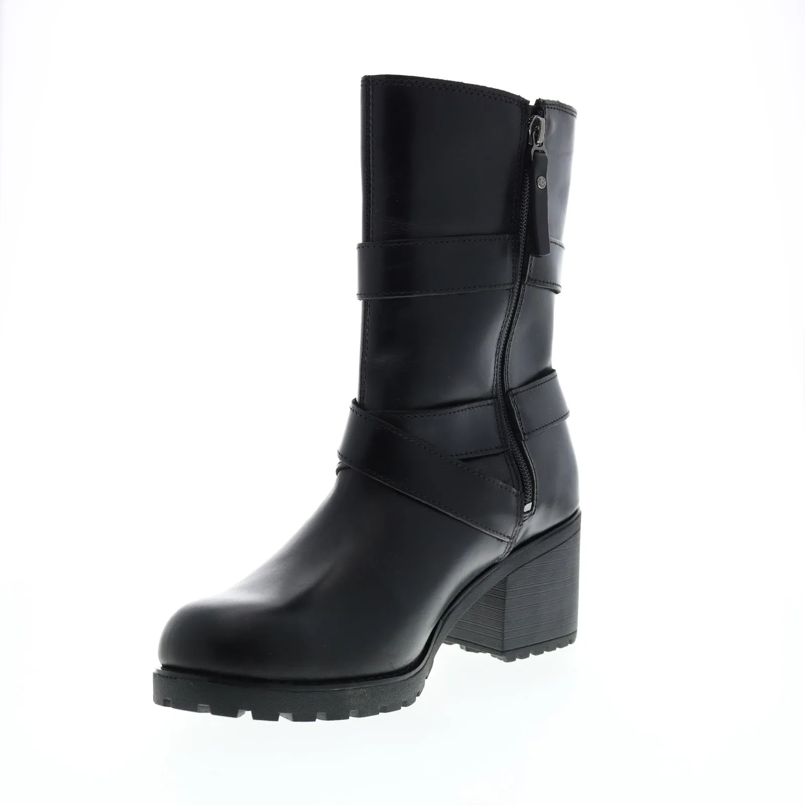 Warehouse Worker Air Flow Harley-Davidson Lalanne Triple Strap D84713 Womens Black Motorcycle Boots