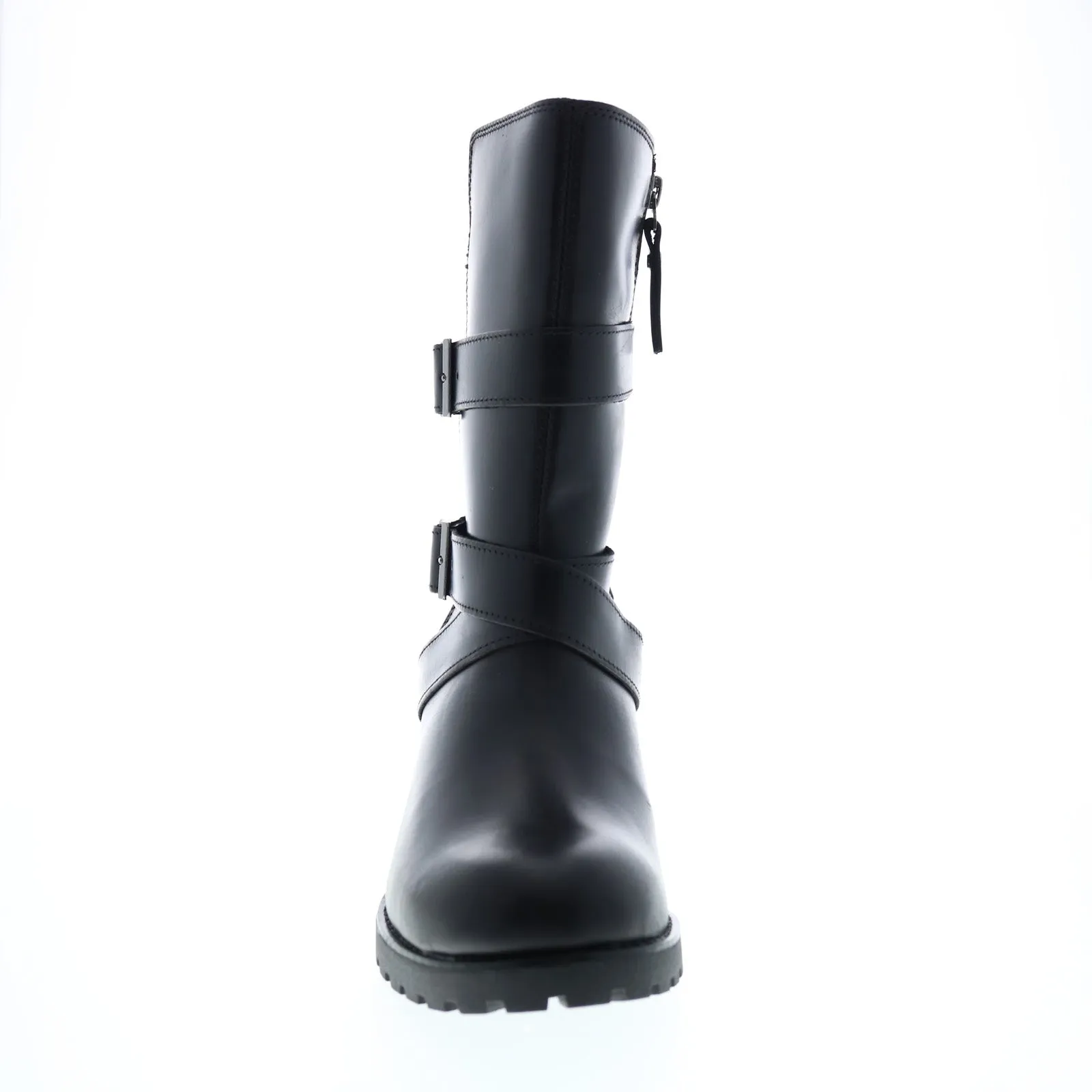 Harley-Davidson Lalanne Triple Strap D84713 Womens Black Motorcycle Boots Trail Ready Footwear Shopping Mall