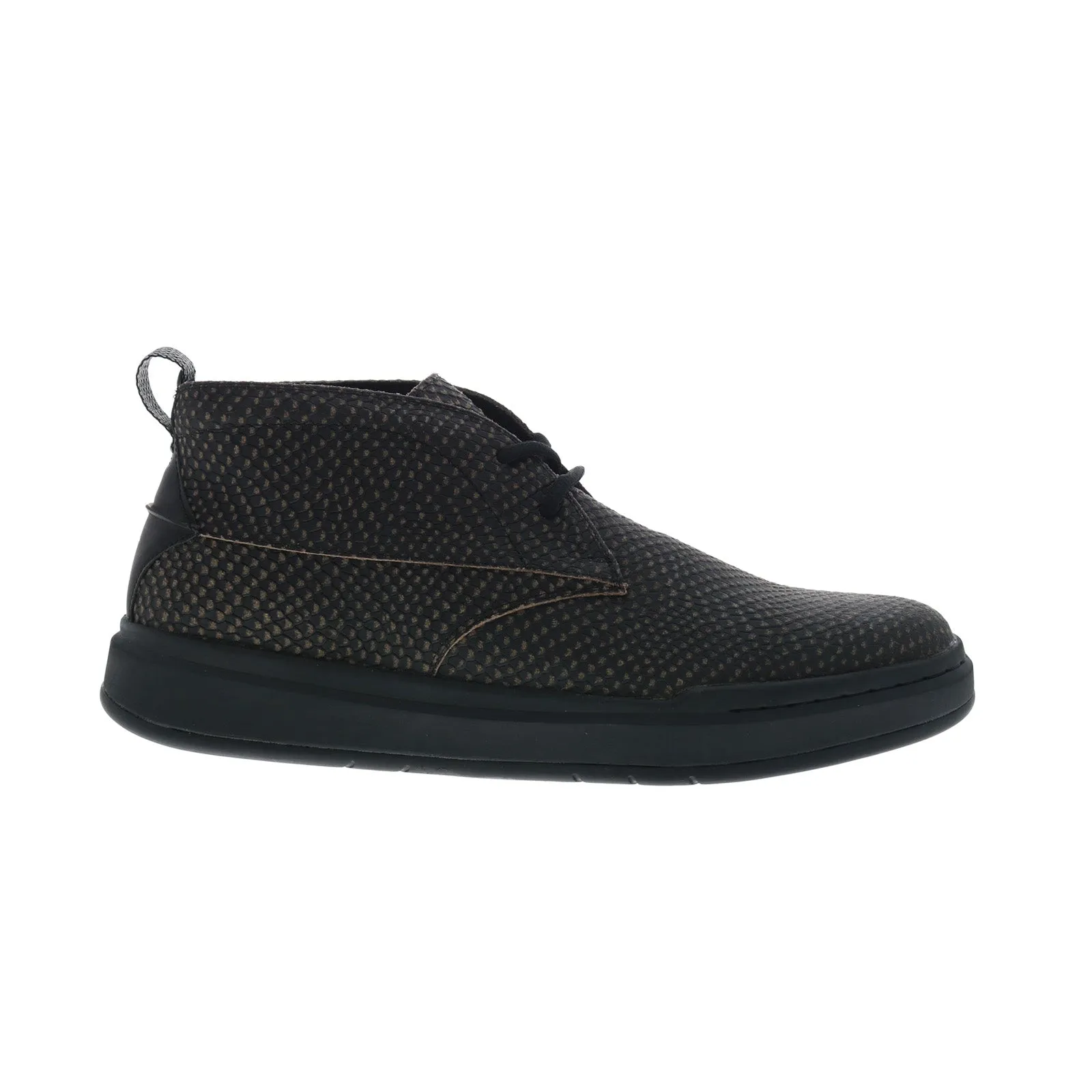 Stacy Adams Cai 25566-975 Mens Black Leather Lace Up Chukkas Boots High Shaft
