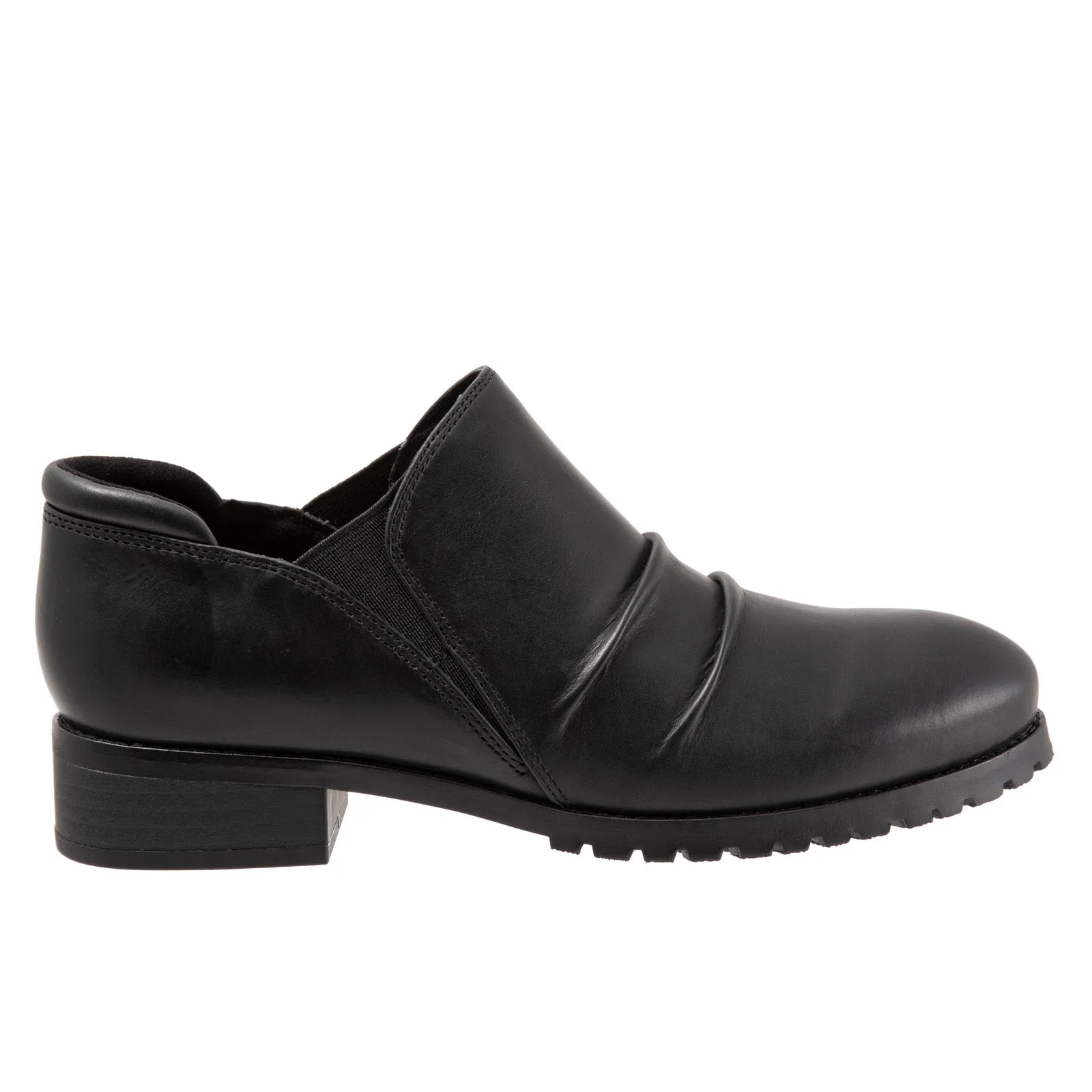 Long Hike Softwalk Mara S1956-001 Womens Black Narrow Leather Ankle & Booties Boots